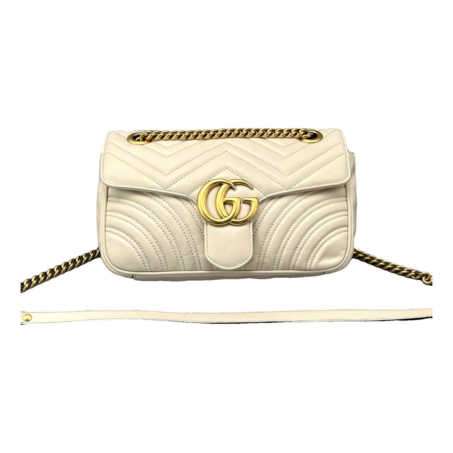 GG Marmont Flap leather crossbody bag