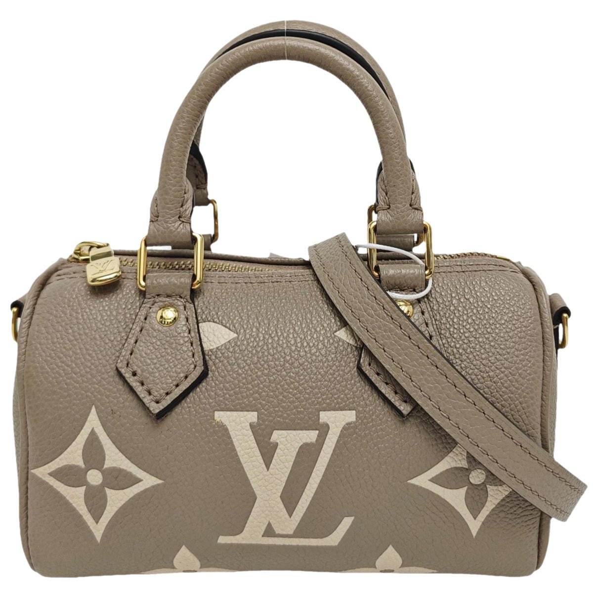 Nano Speedy / Mini HL leather handbag
