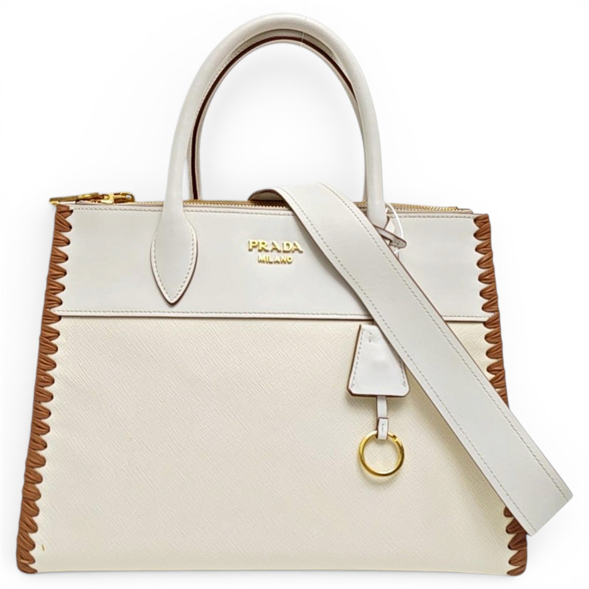 Galleria leather handbag