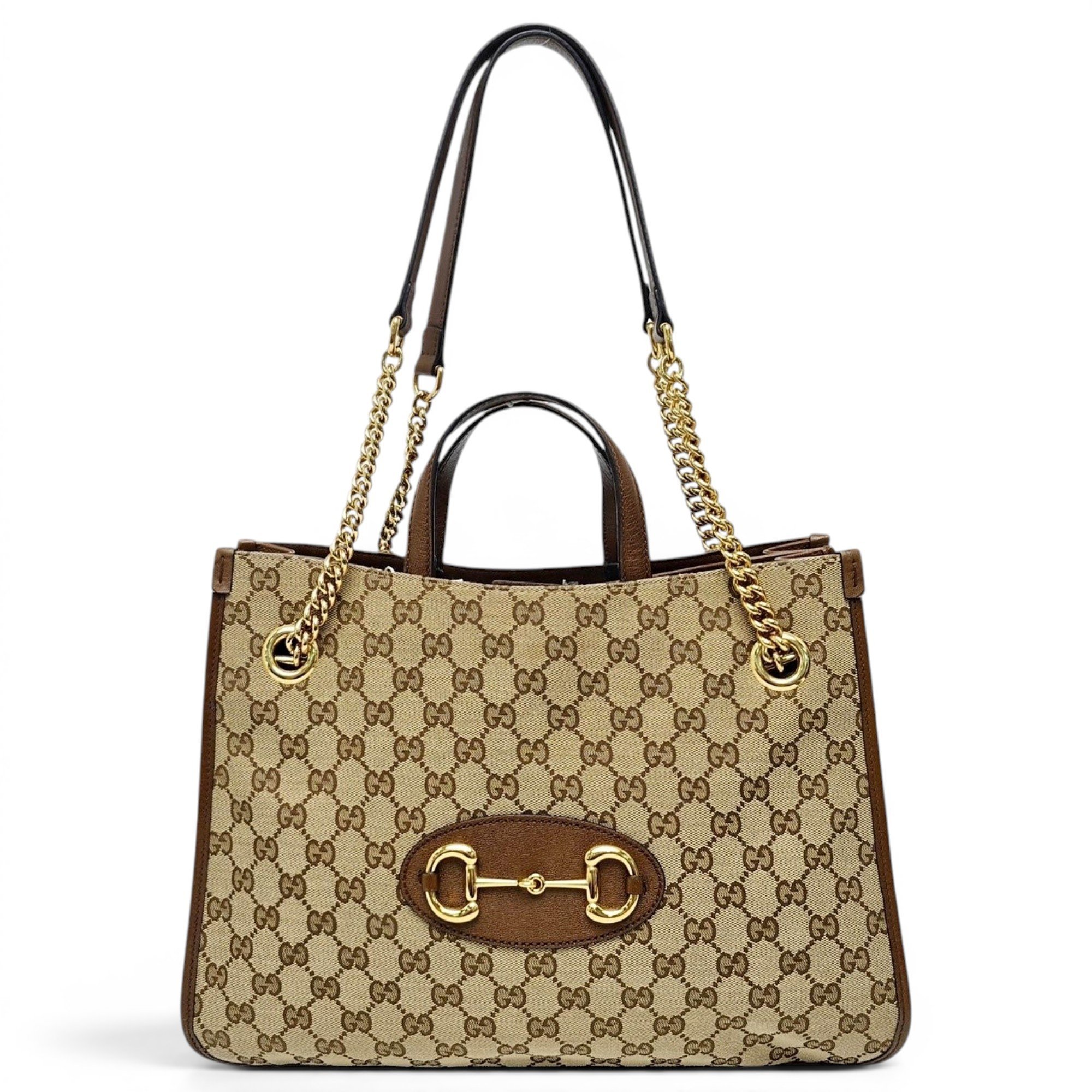 Handle Horsebit 1955 cloth handbag