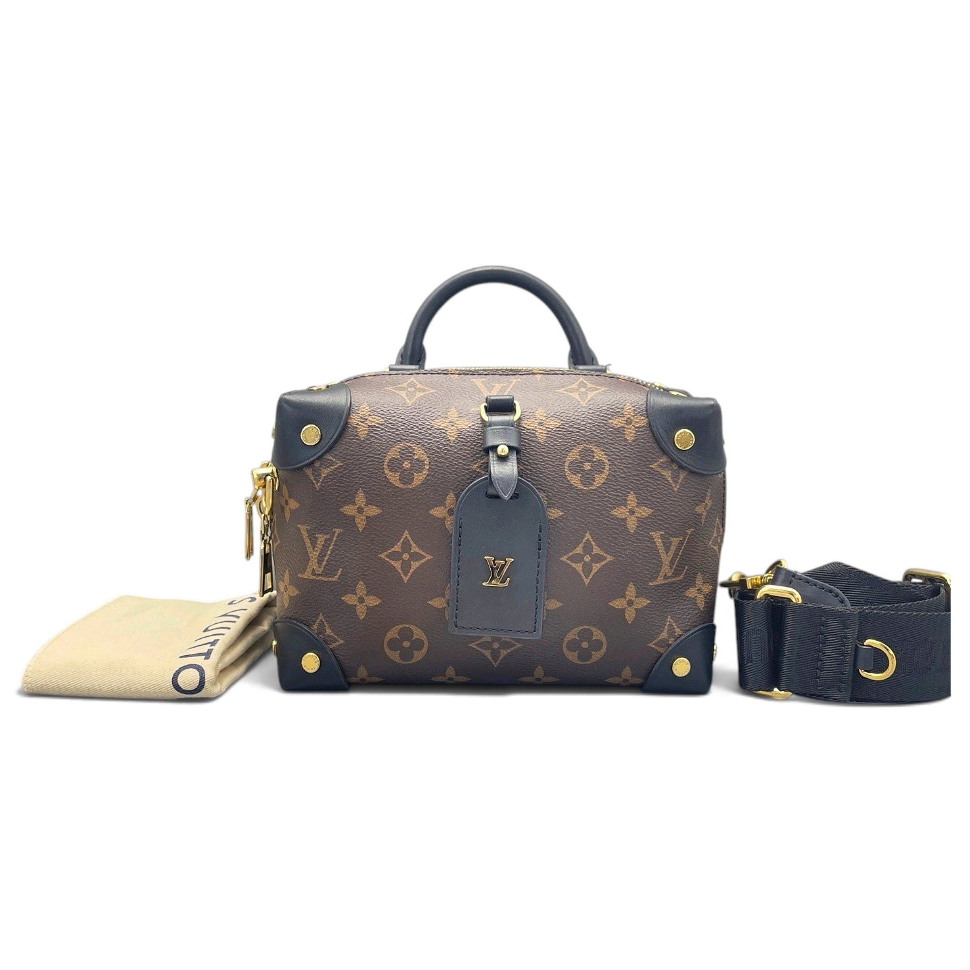 Petite Malle Souple leather handbag