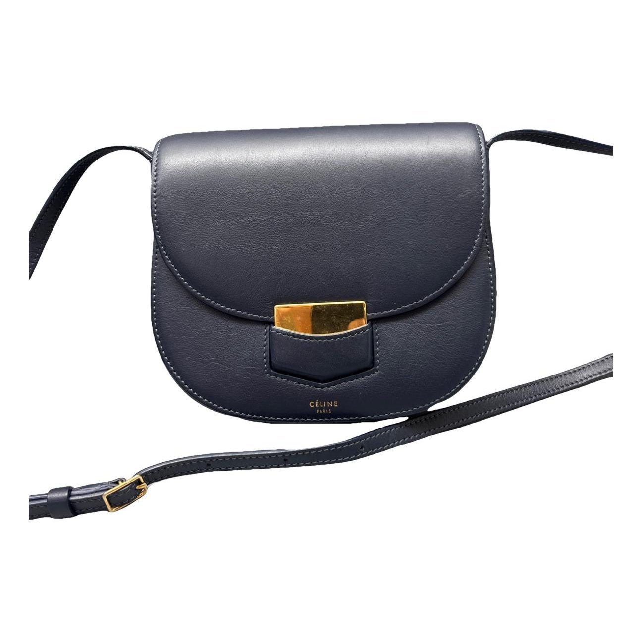 Trotteur leather crossbody bag