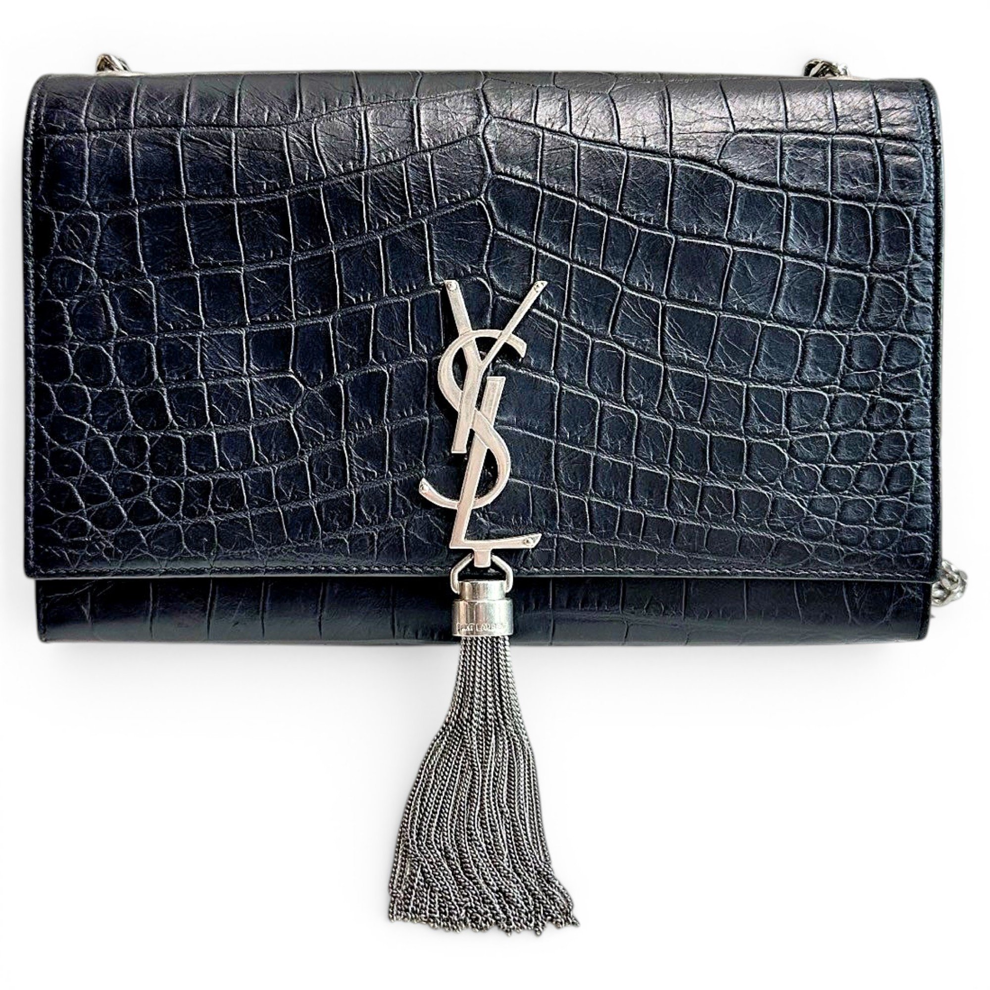 Pompom Kate leather handbag