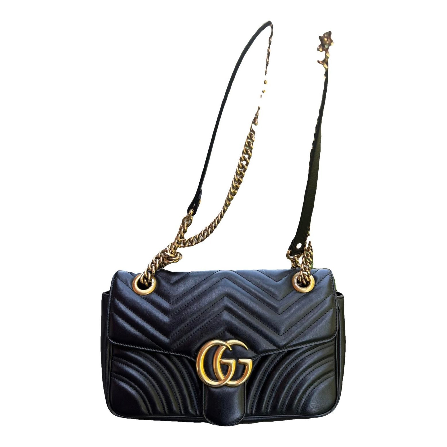 GG Marmont Flap leather handbag