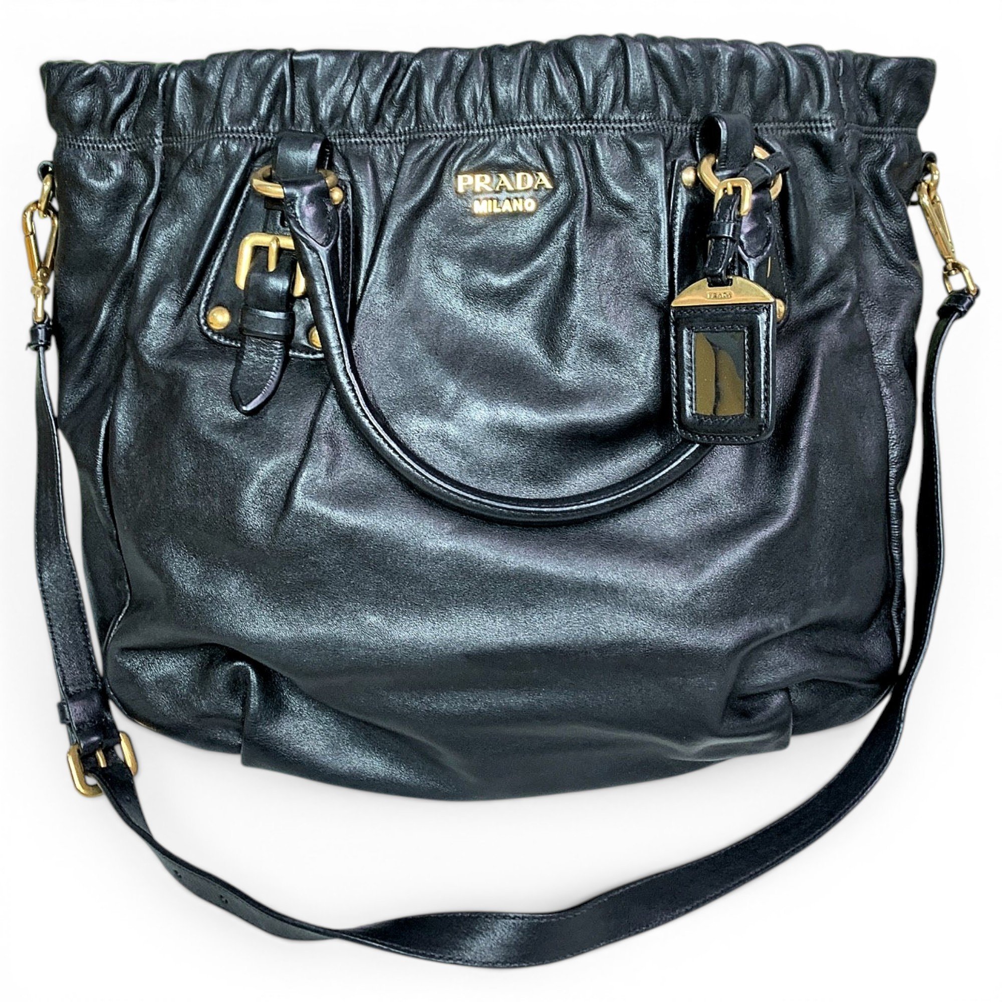 Leather handbag