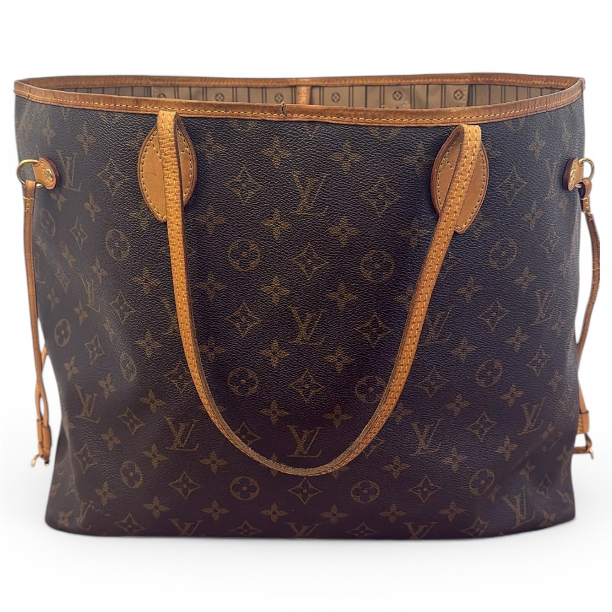 Neverfull leather tote