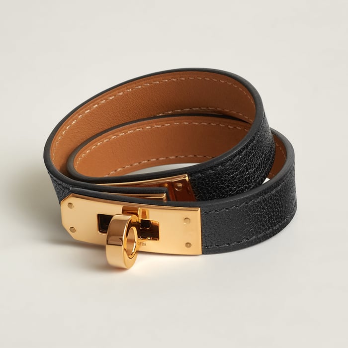 Noir Kelly Double Tour Bracelet