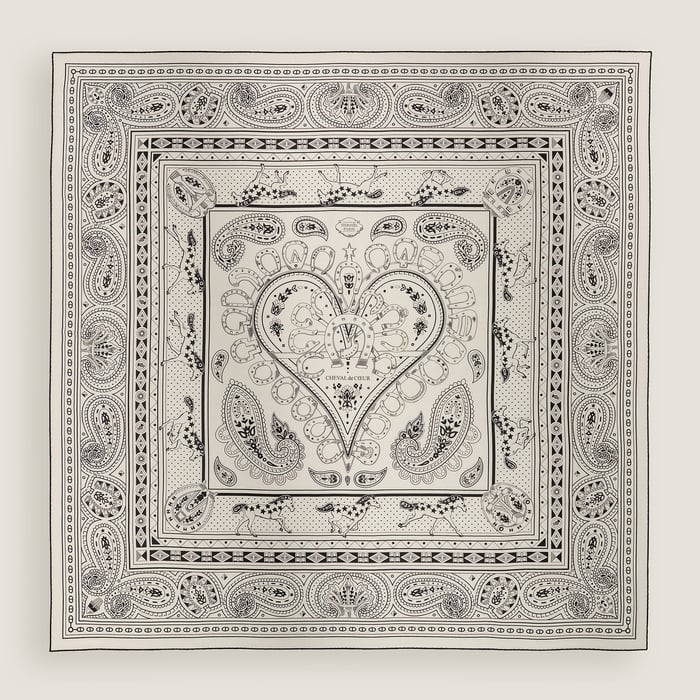 Cheval De Coeur Bandana Shawl 140