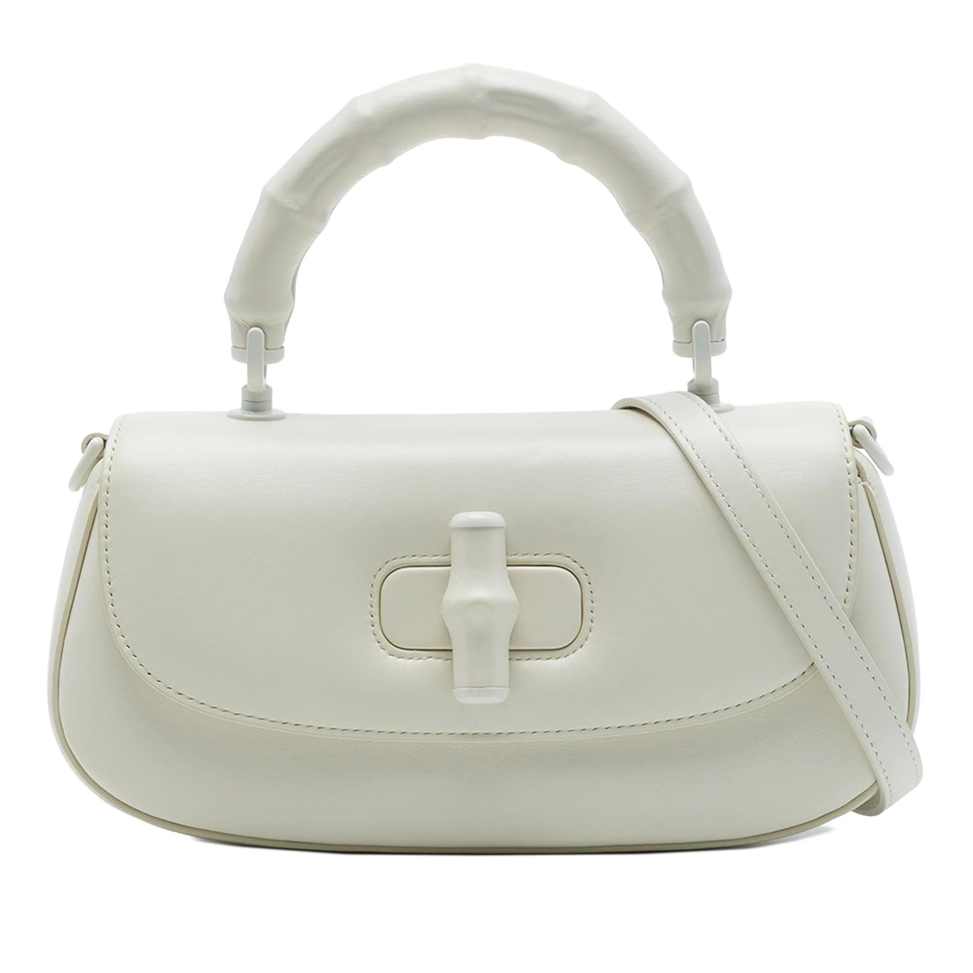 Bamboo pony-style calfskin handbag