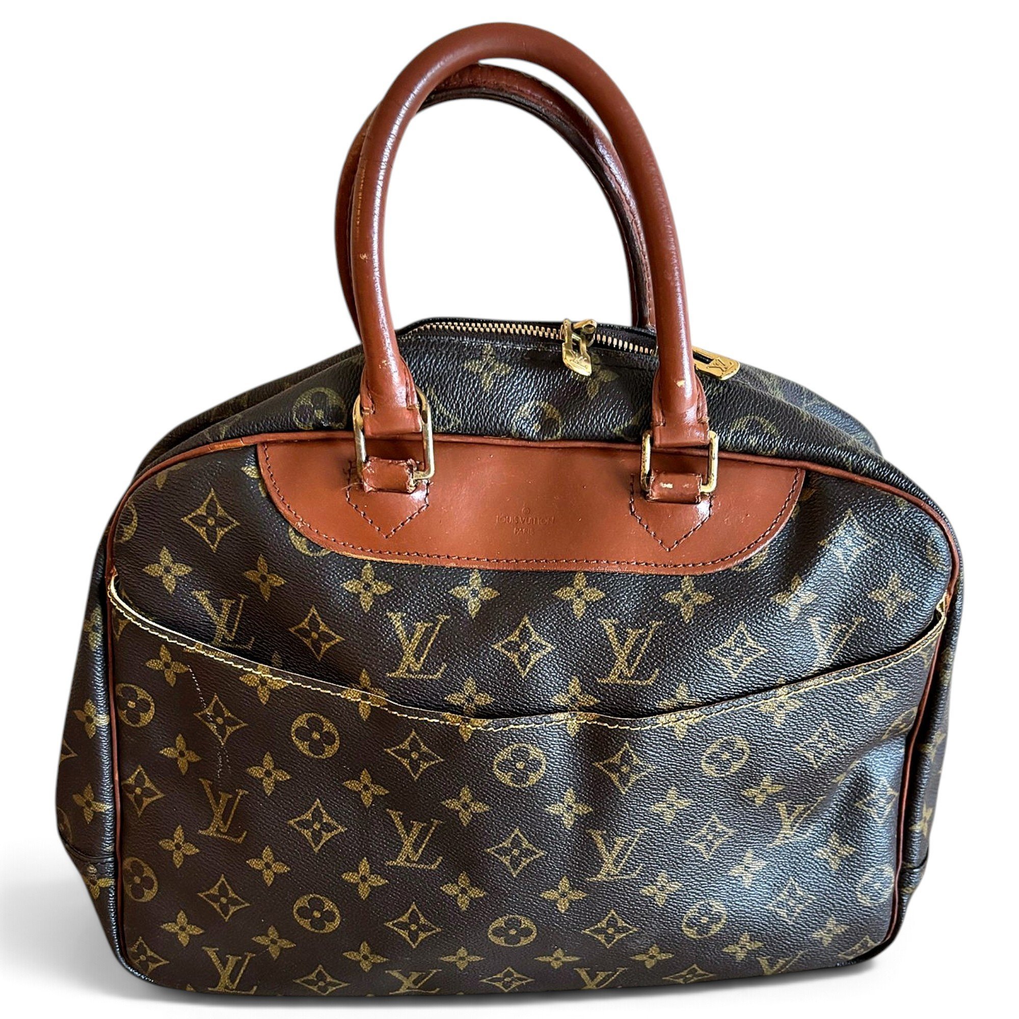 Deauville leather handbag