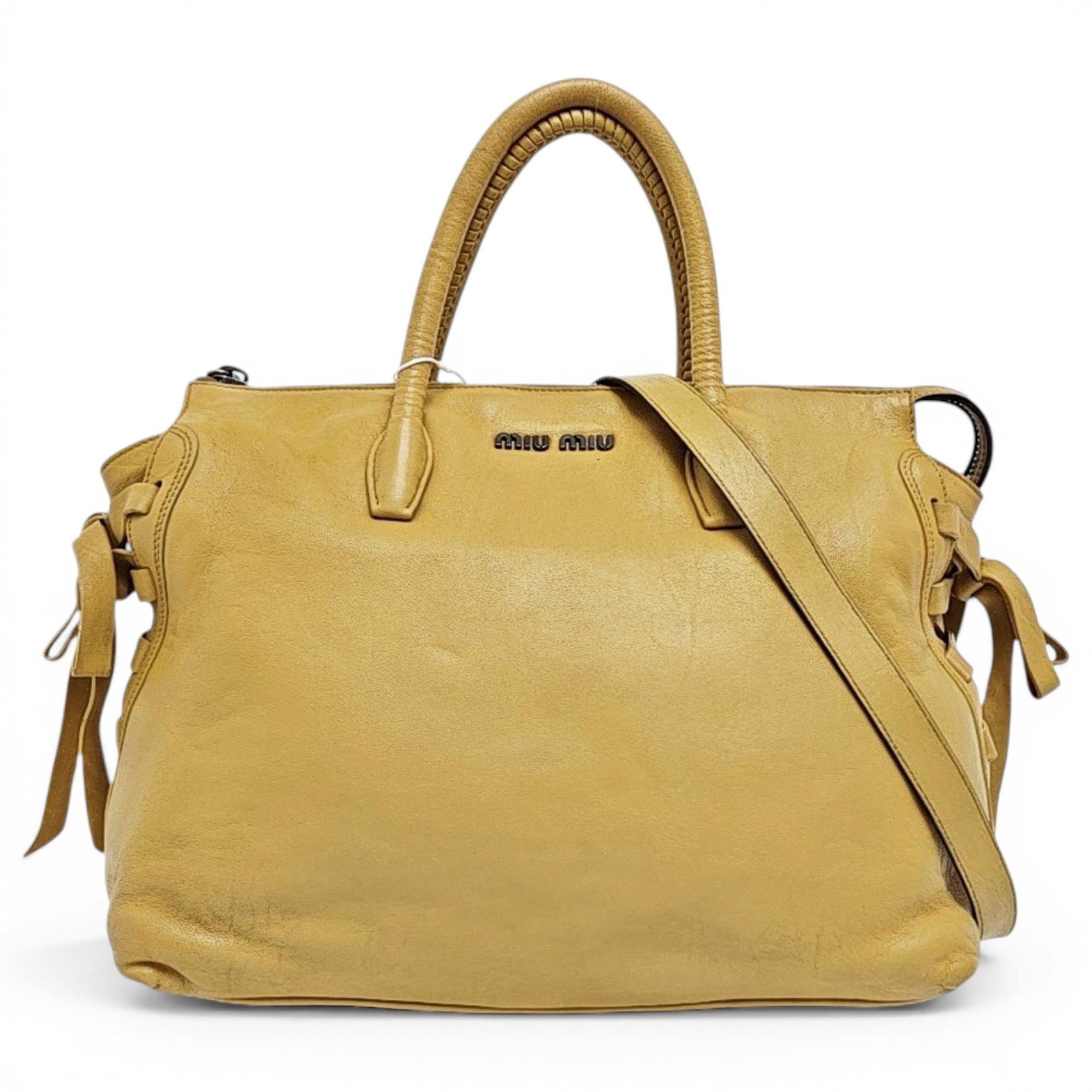 Leather handbag