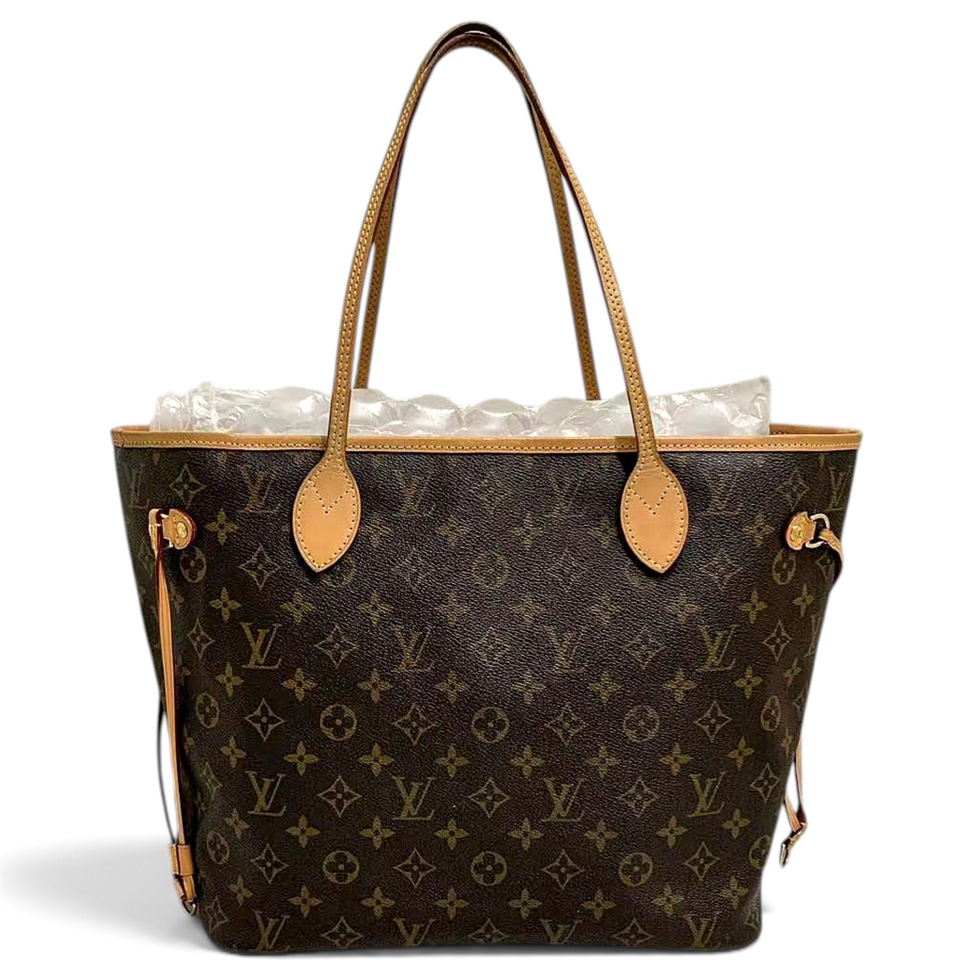 Louis Vuitton Neverfull leather handbag