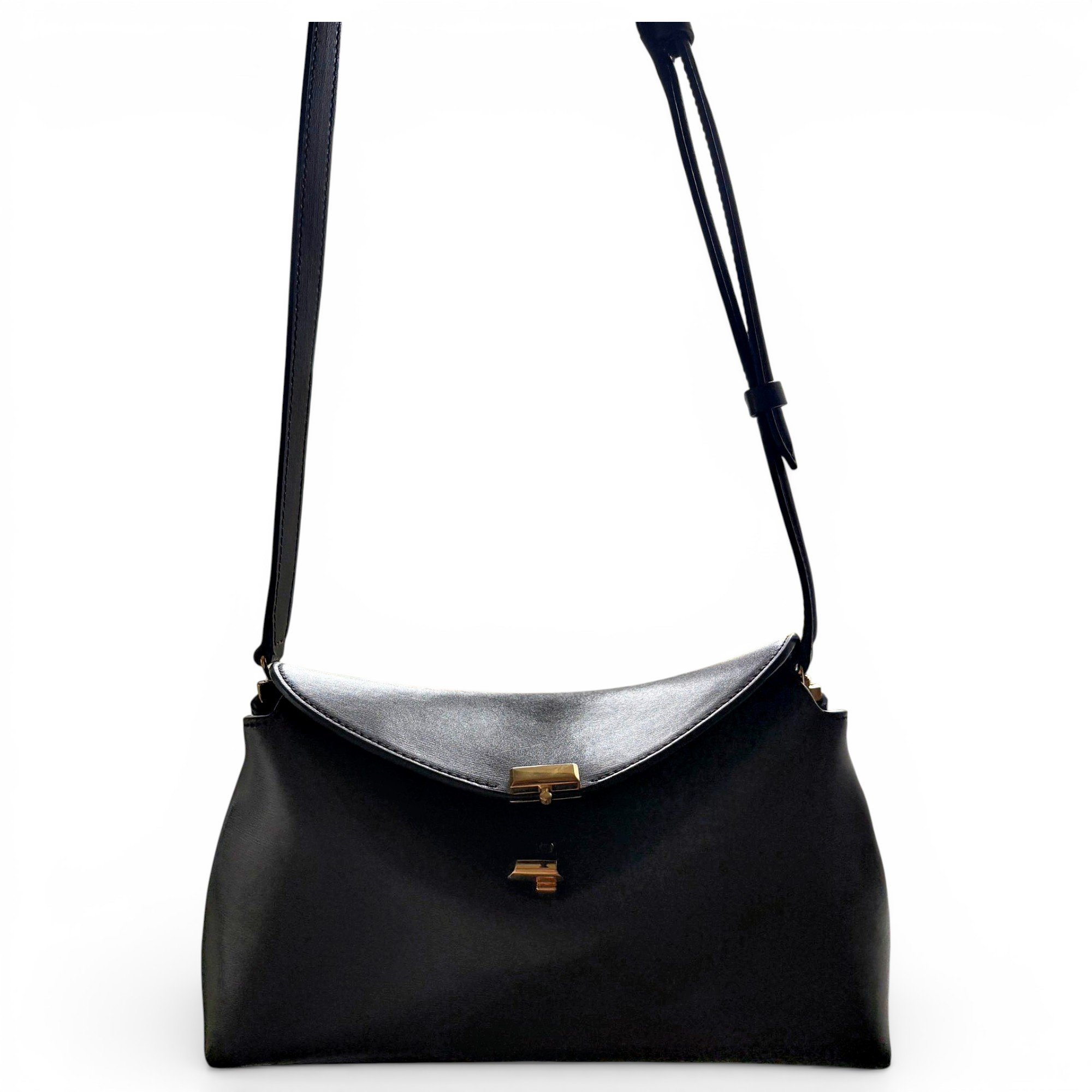 T-Lock leather handbag