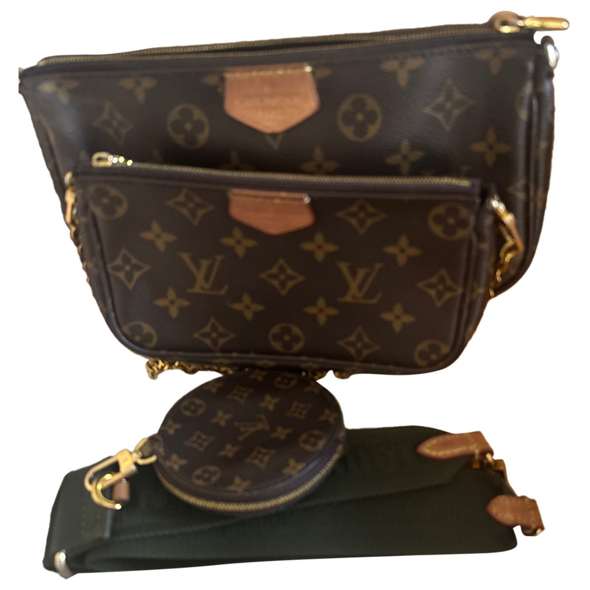 Multi Pochette Accessoires leather crossbody bag