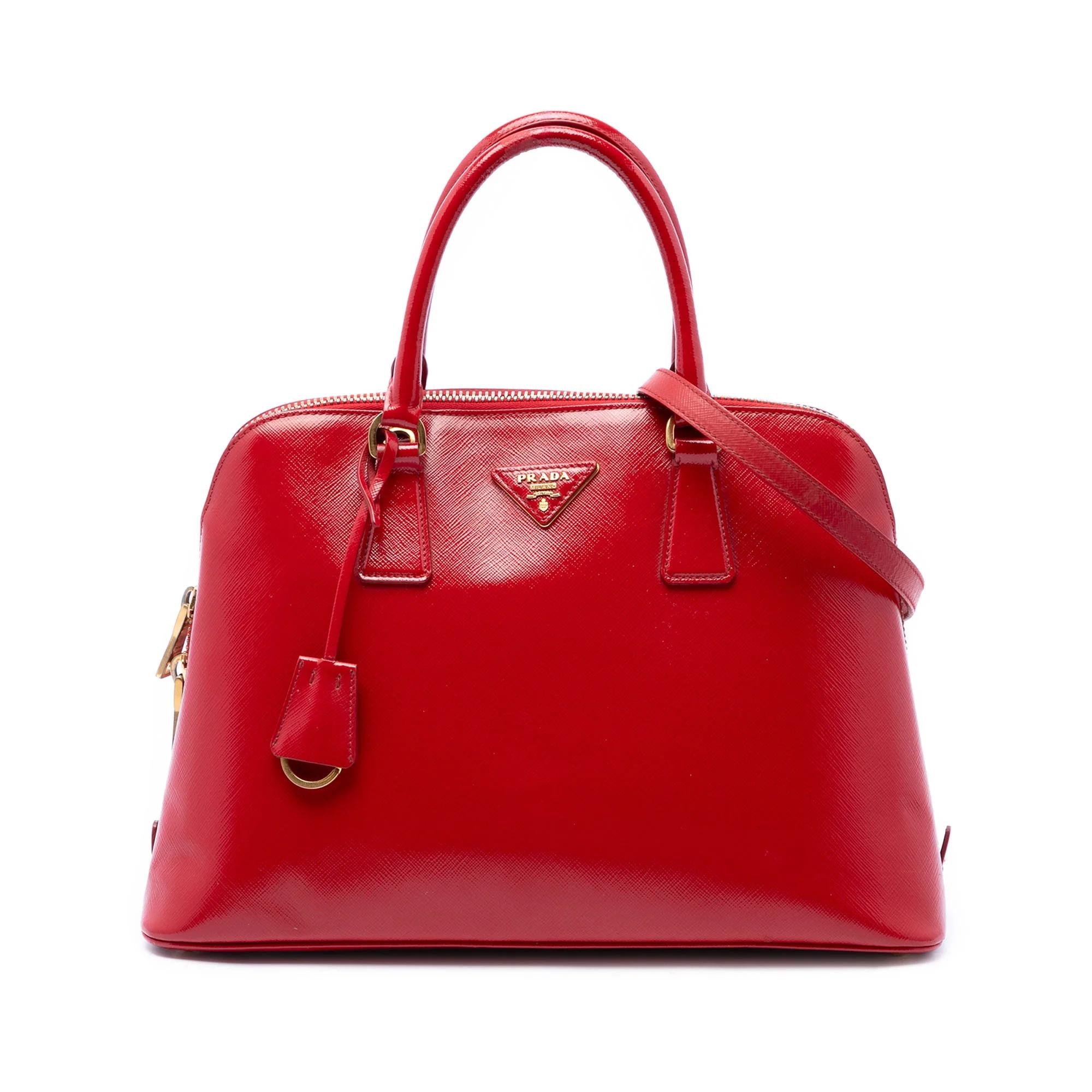 Promenade leather handbag