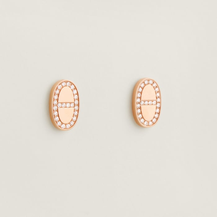 Sans Coloris Chaine d'Ancre Contour Earrings