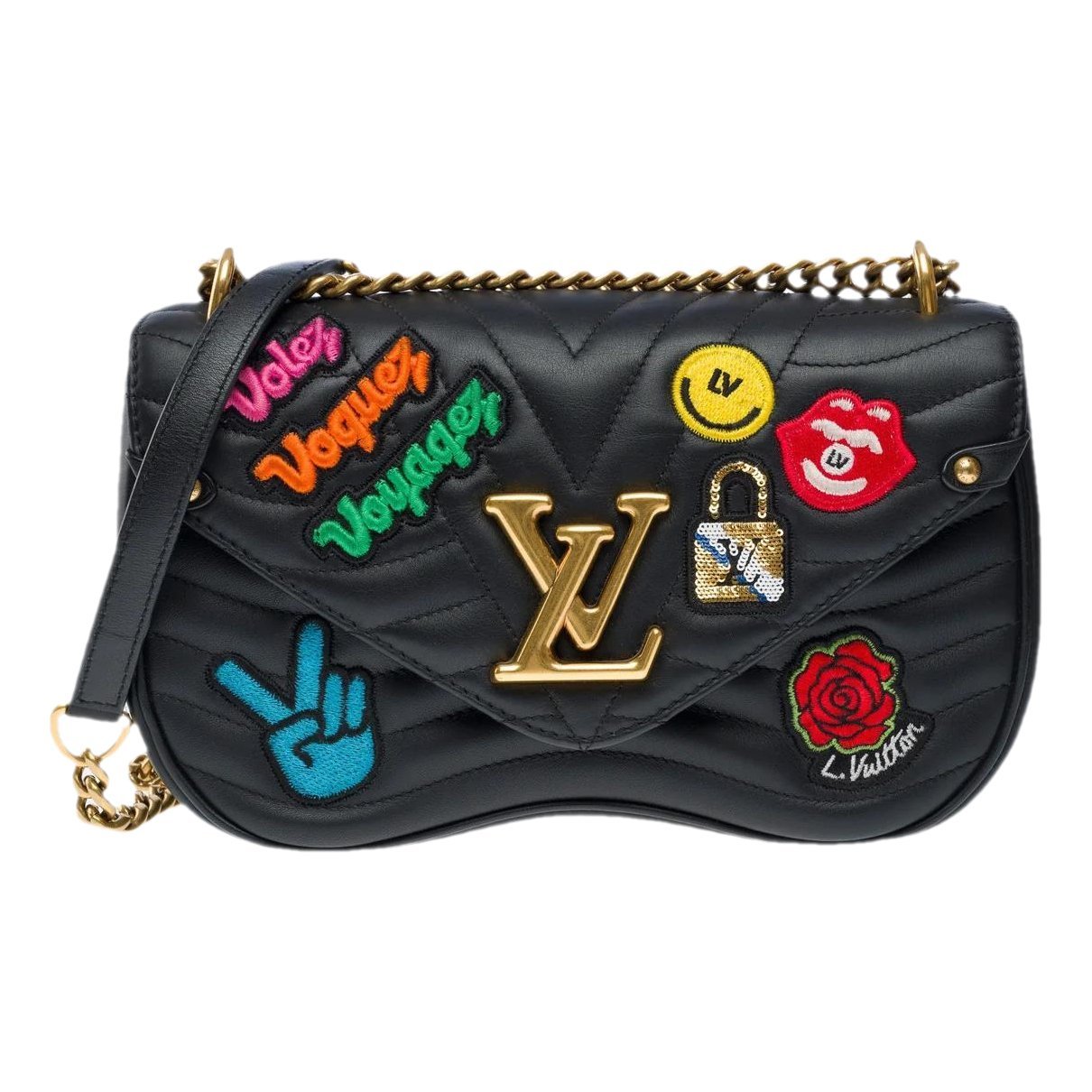 New Wave leather handbag