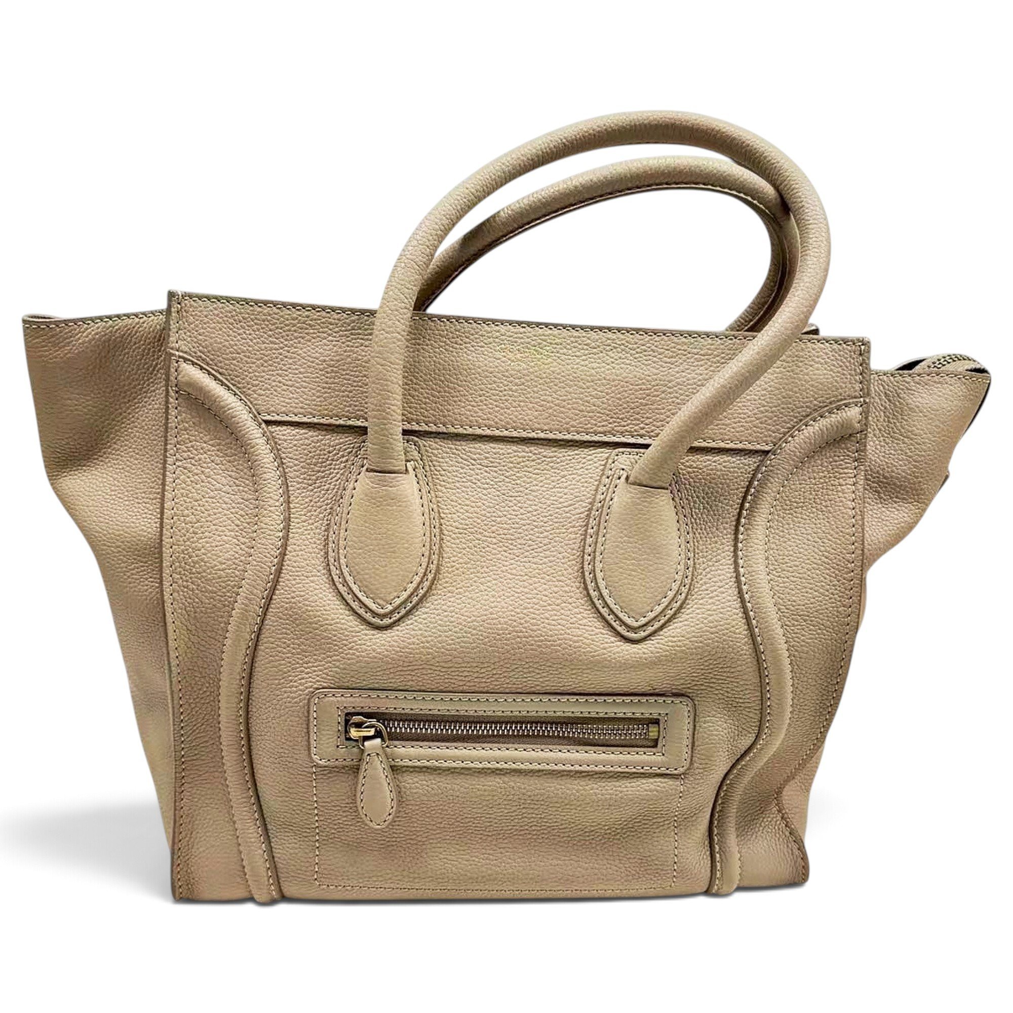 Luggage leather handbag