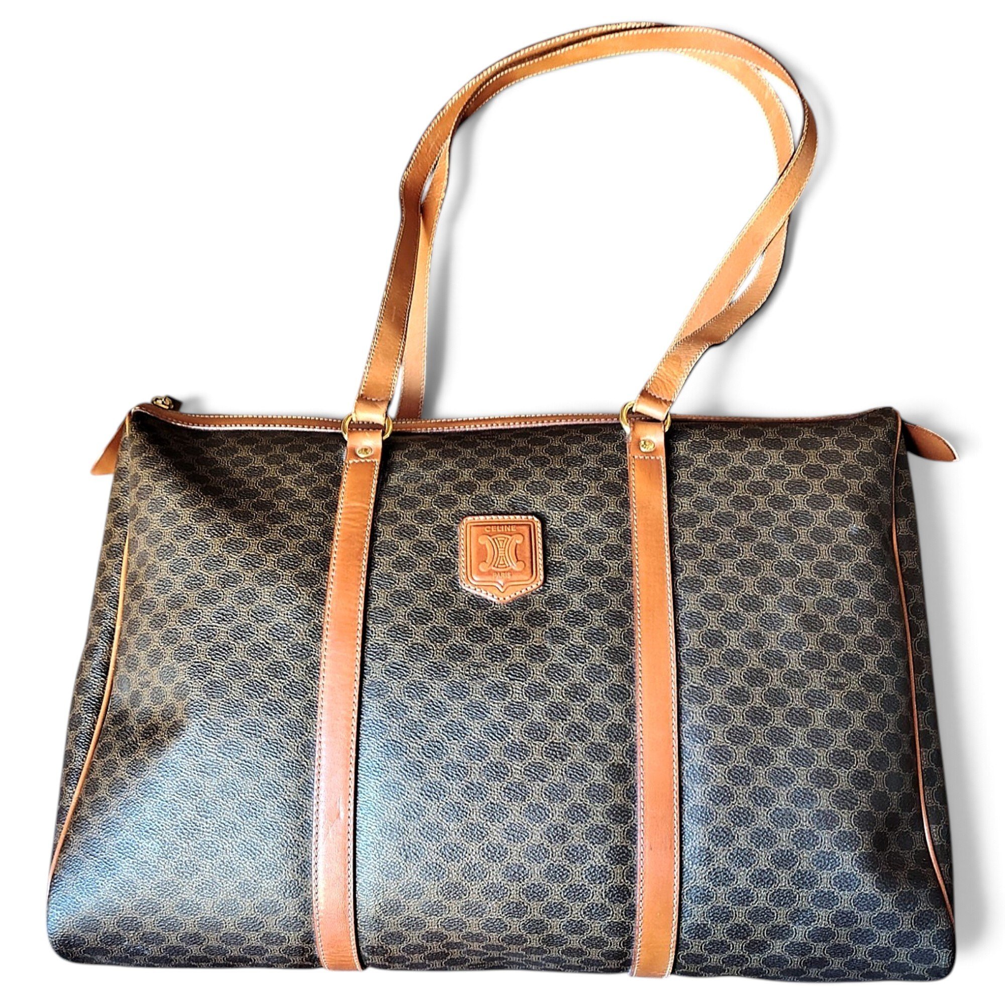 Leather tote