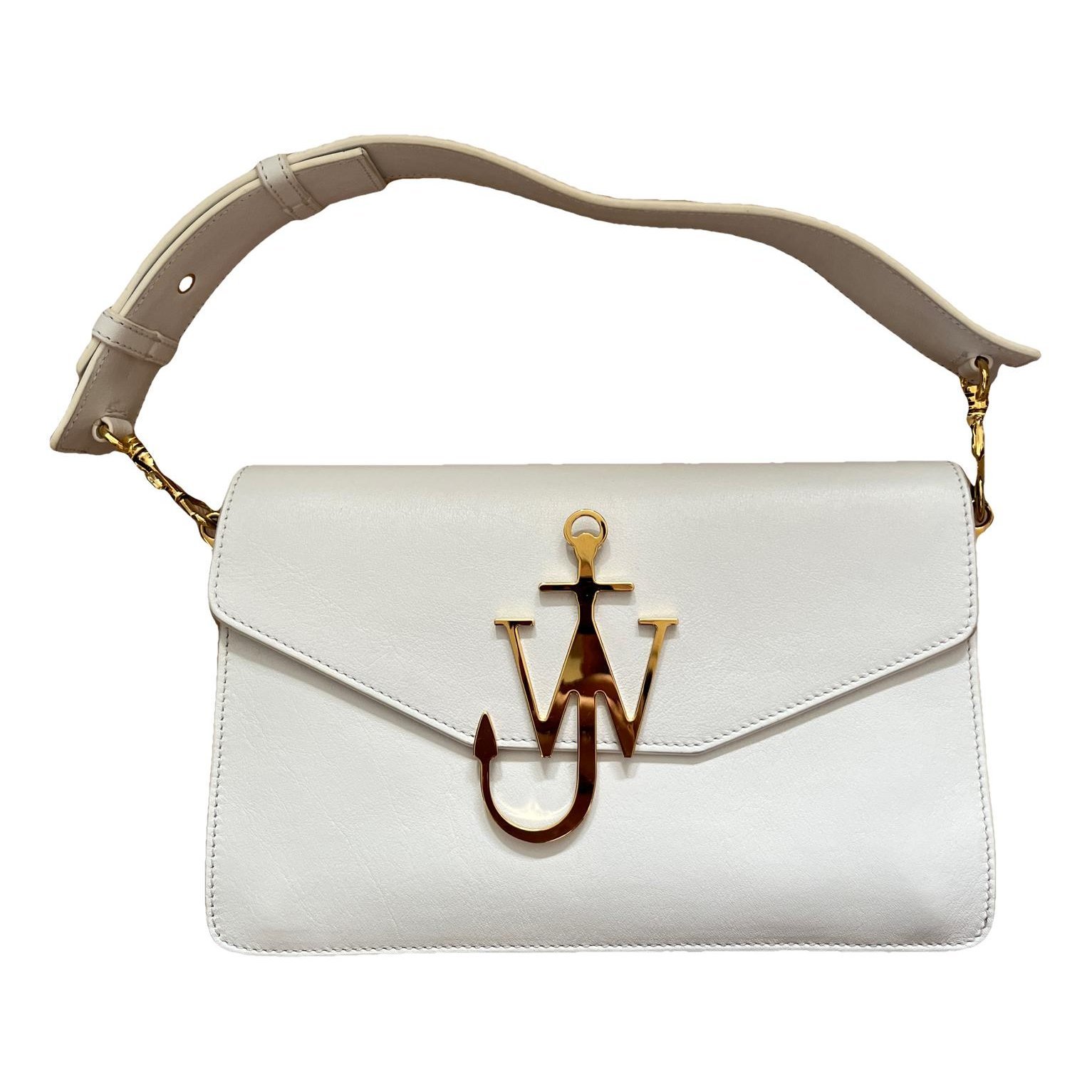 Logo leather handbag