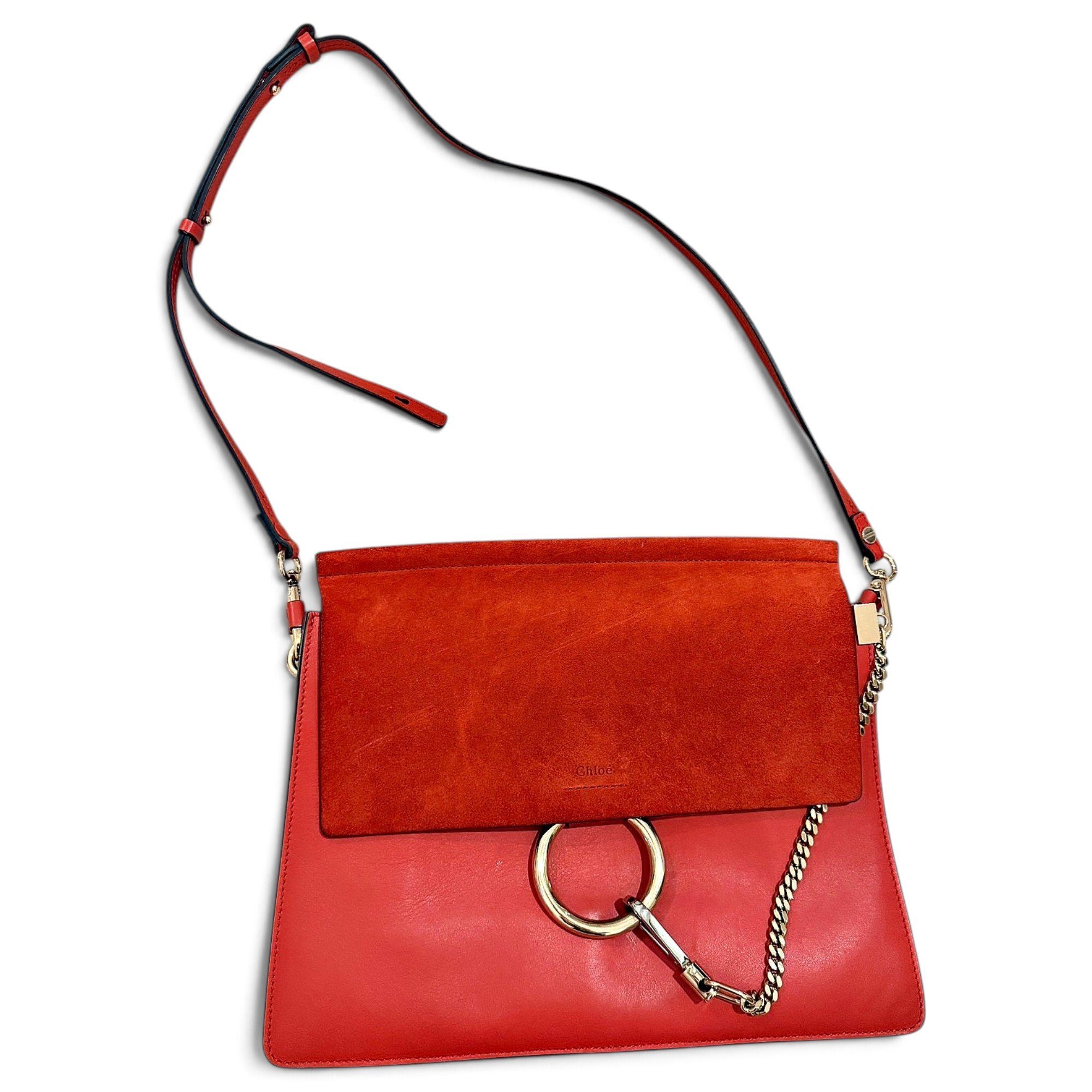 Faye leather handbag