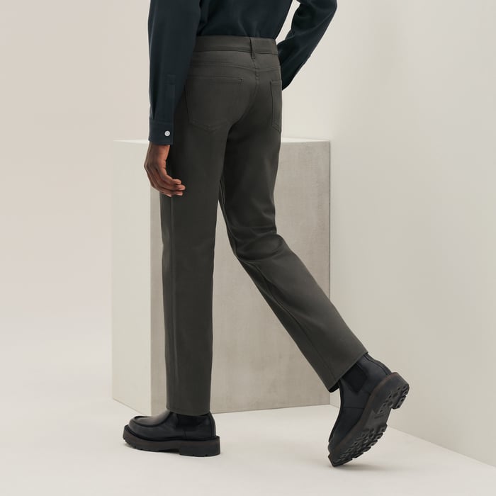 Bronze Straight Cut Jeans