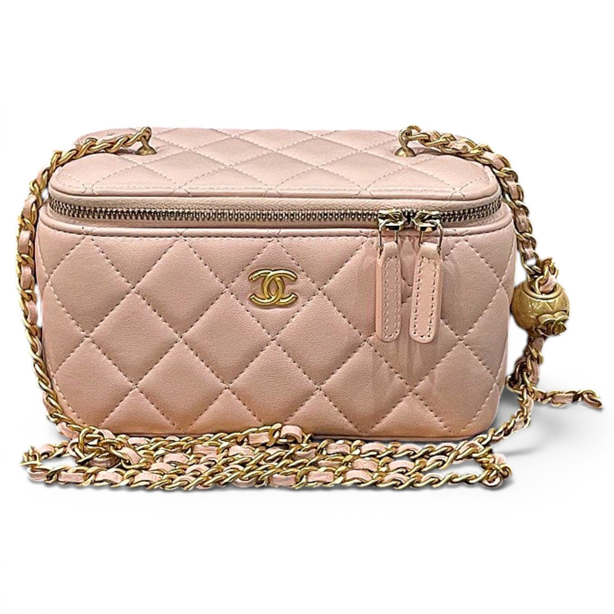 Trendy CC Vanity leather handbag
