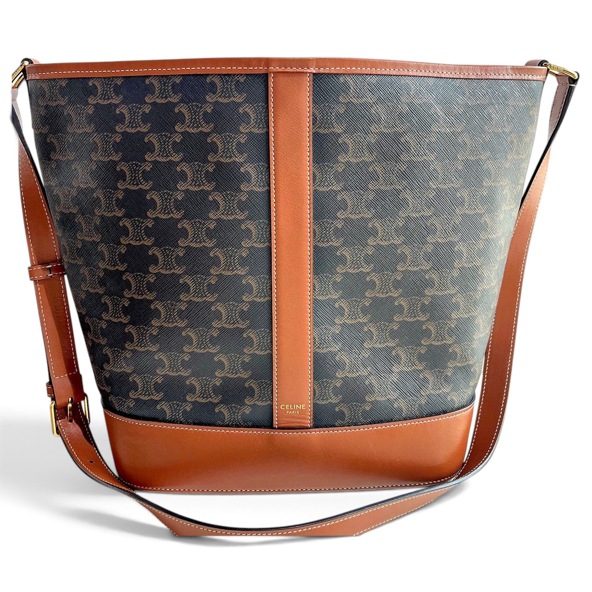 SAC SEAU leather handbag