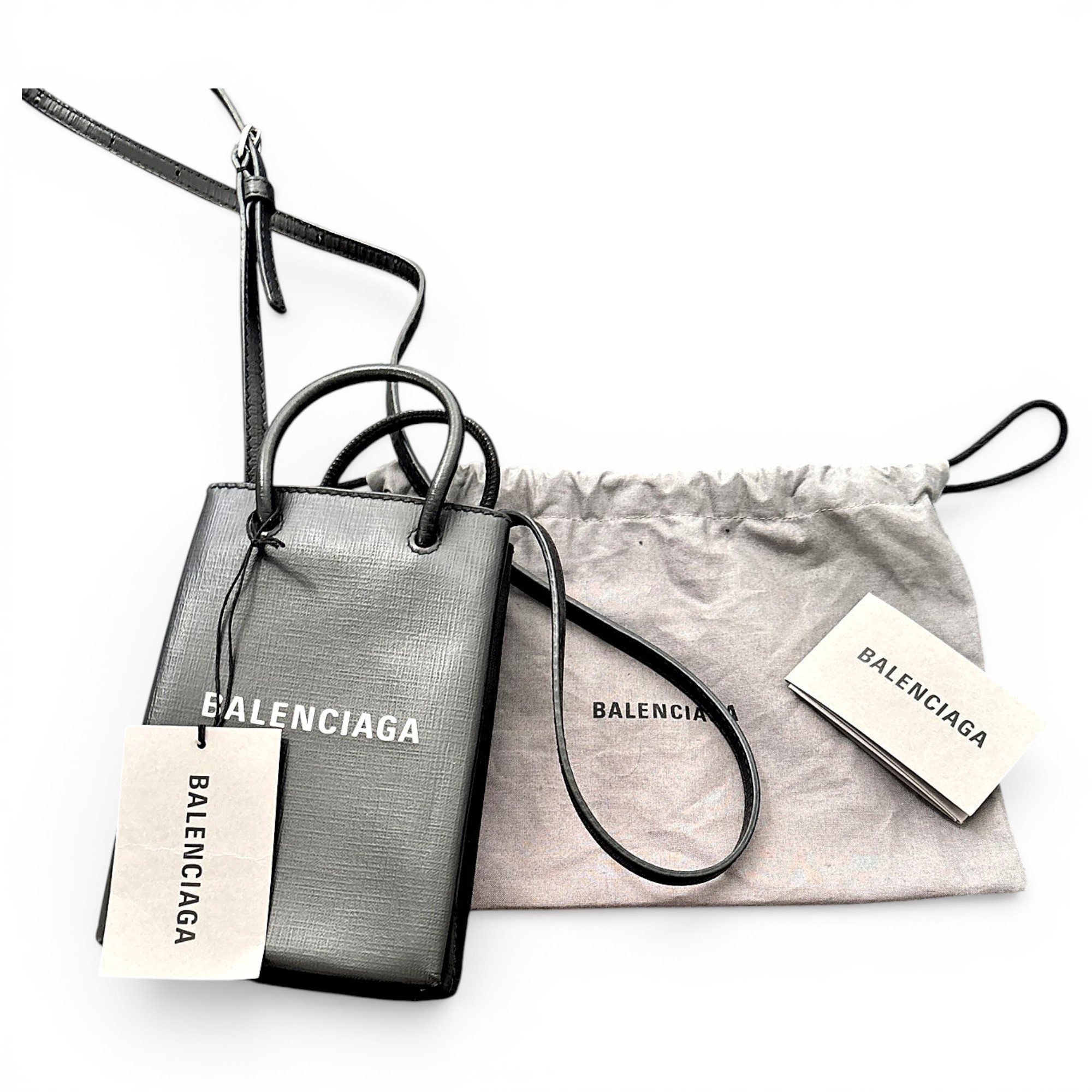 Shopping Phone Holder leather crossbody bag