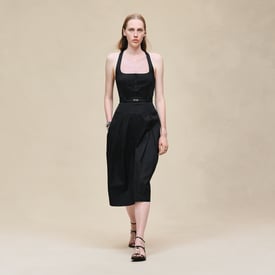 Robe mi-longue