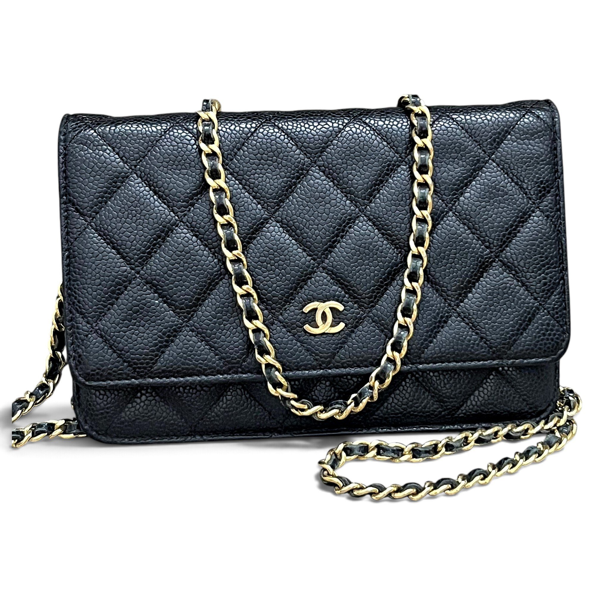 Wallet On Chain Timeless/Classique leather crossbody bag