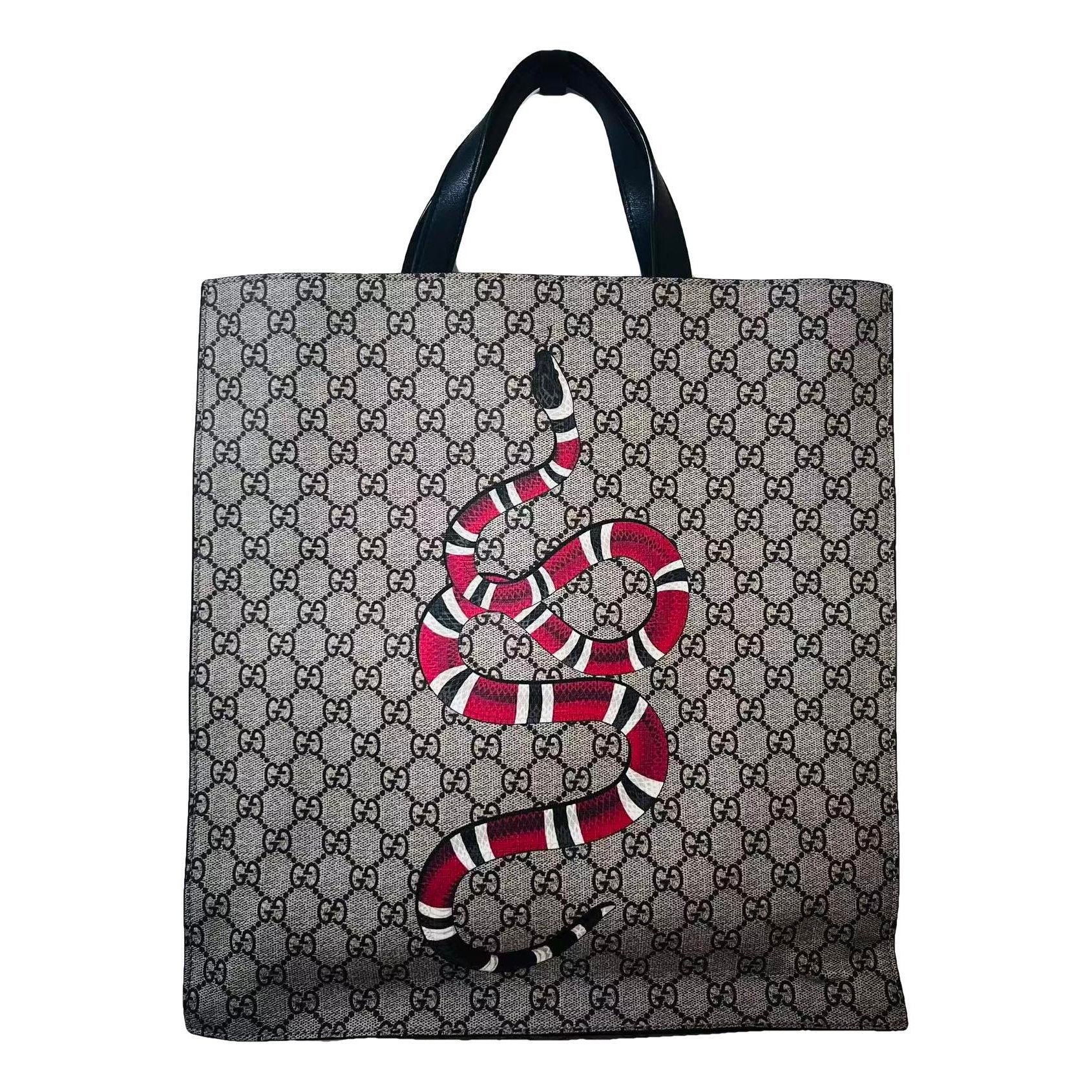 Leather tote