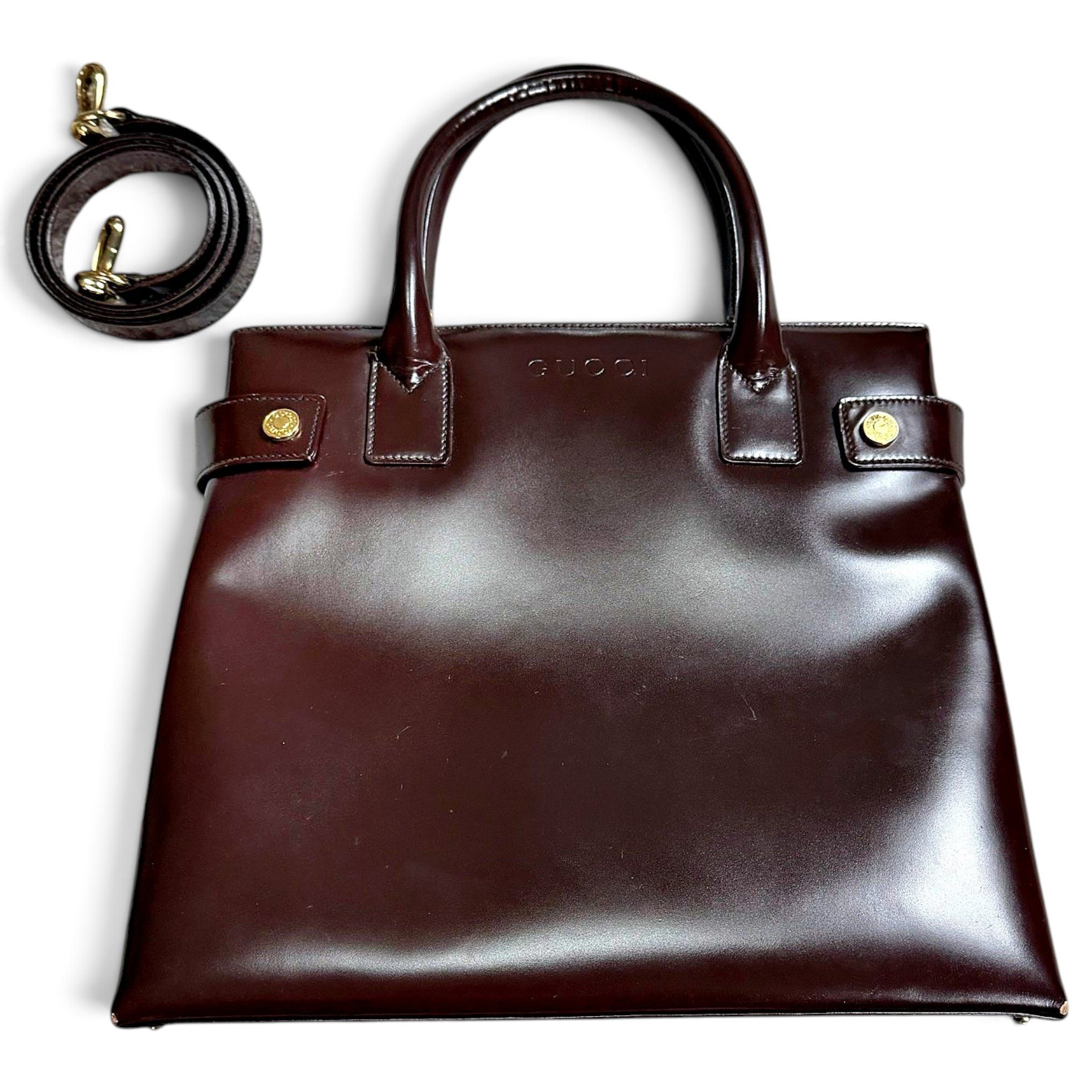 Leather handbag