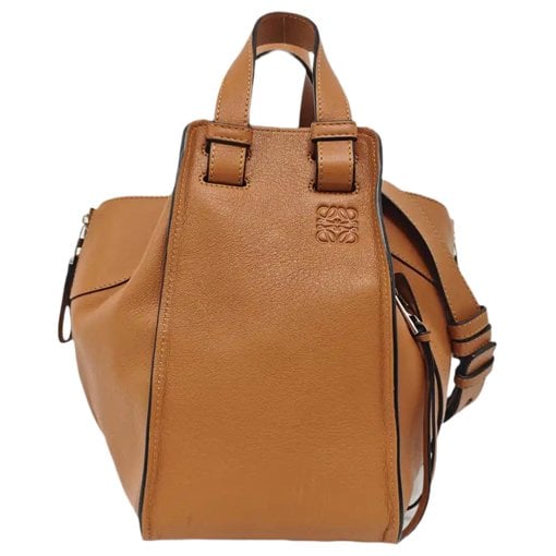 Hammock leather handbag