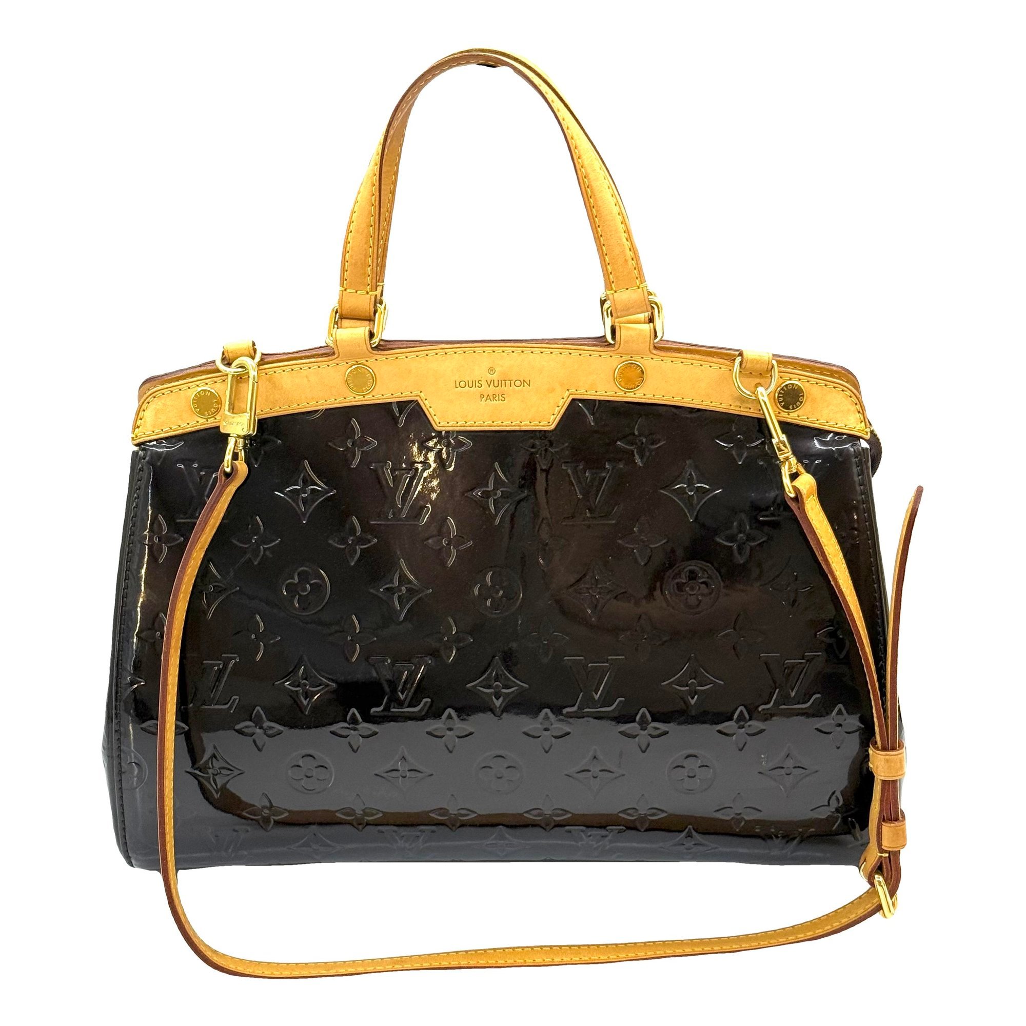 Bréa patent leather handbag