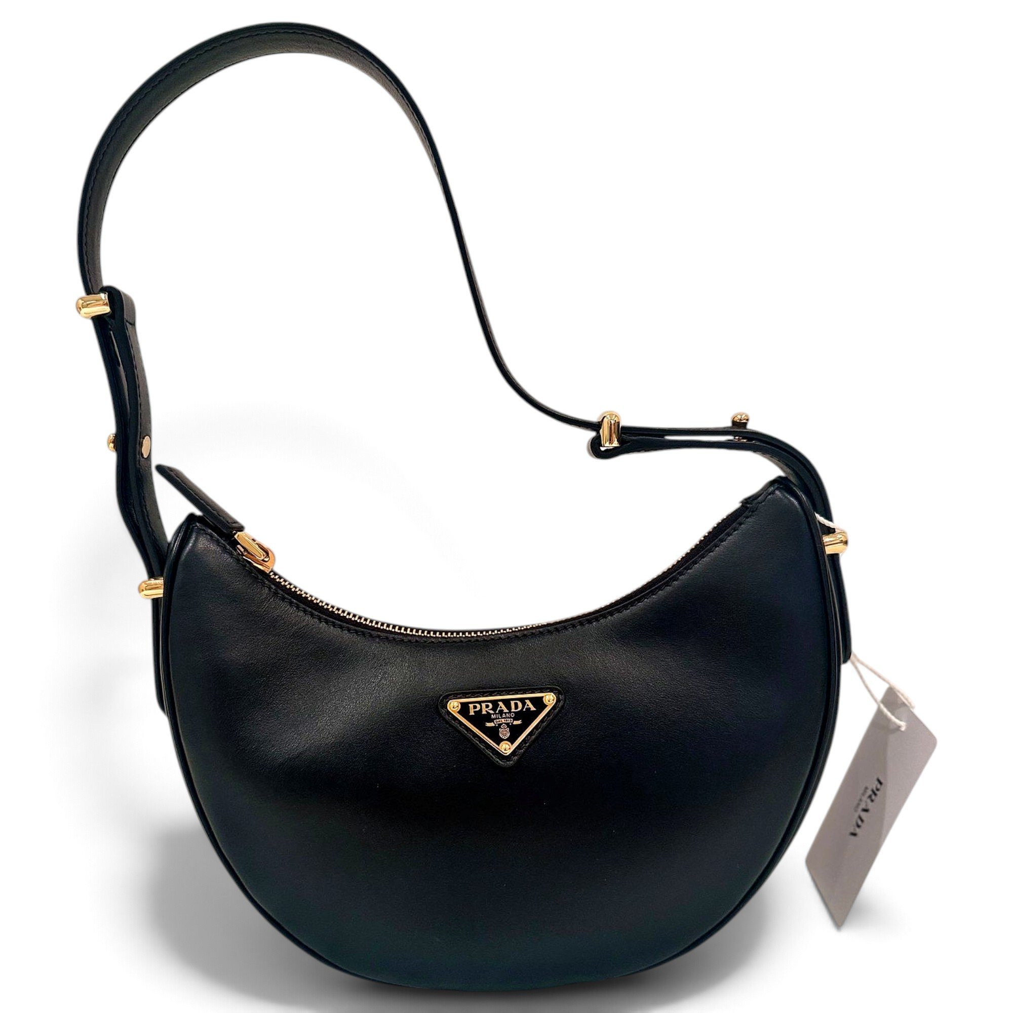 Arqué leather handbag