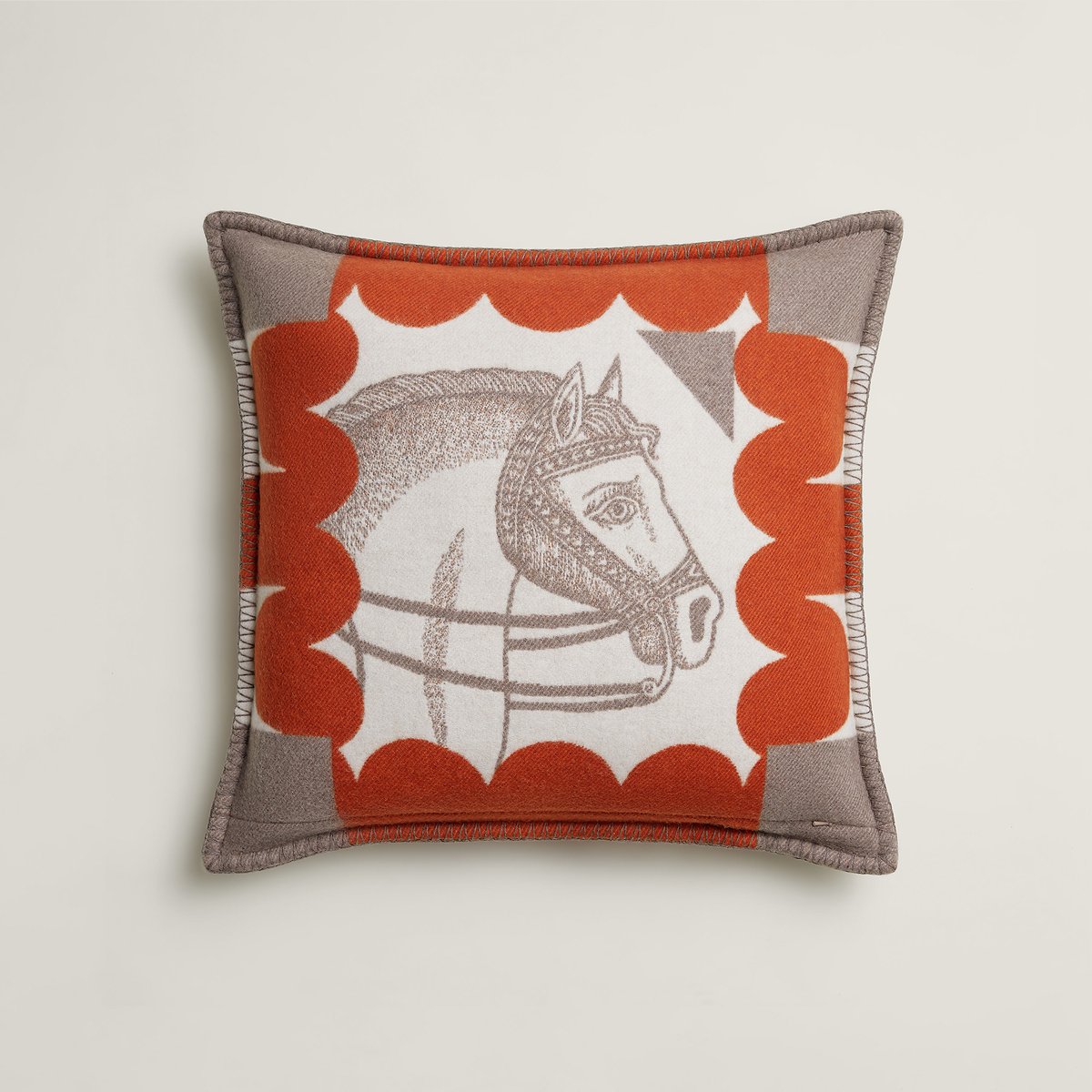 Rouge H Cheval Joker Pillow