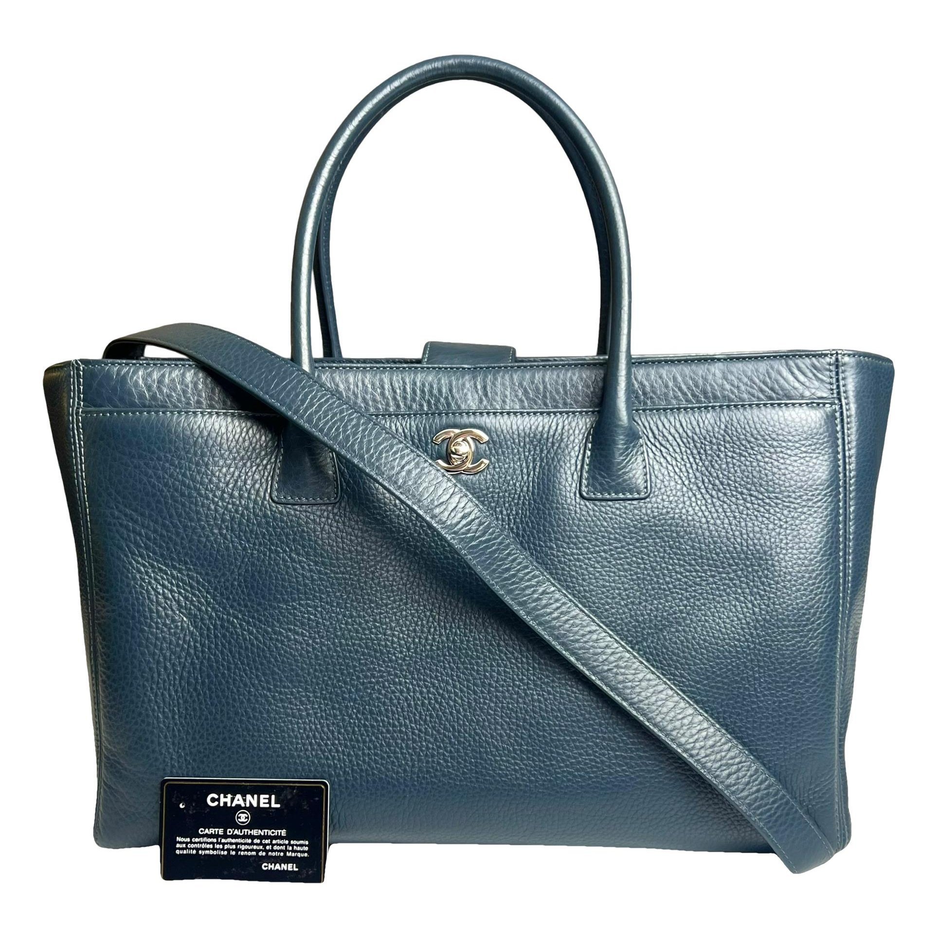 Executive leather tote