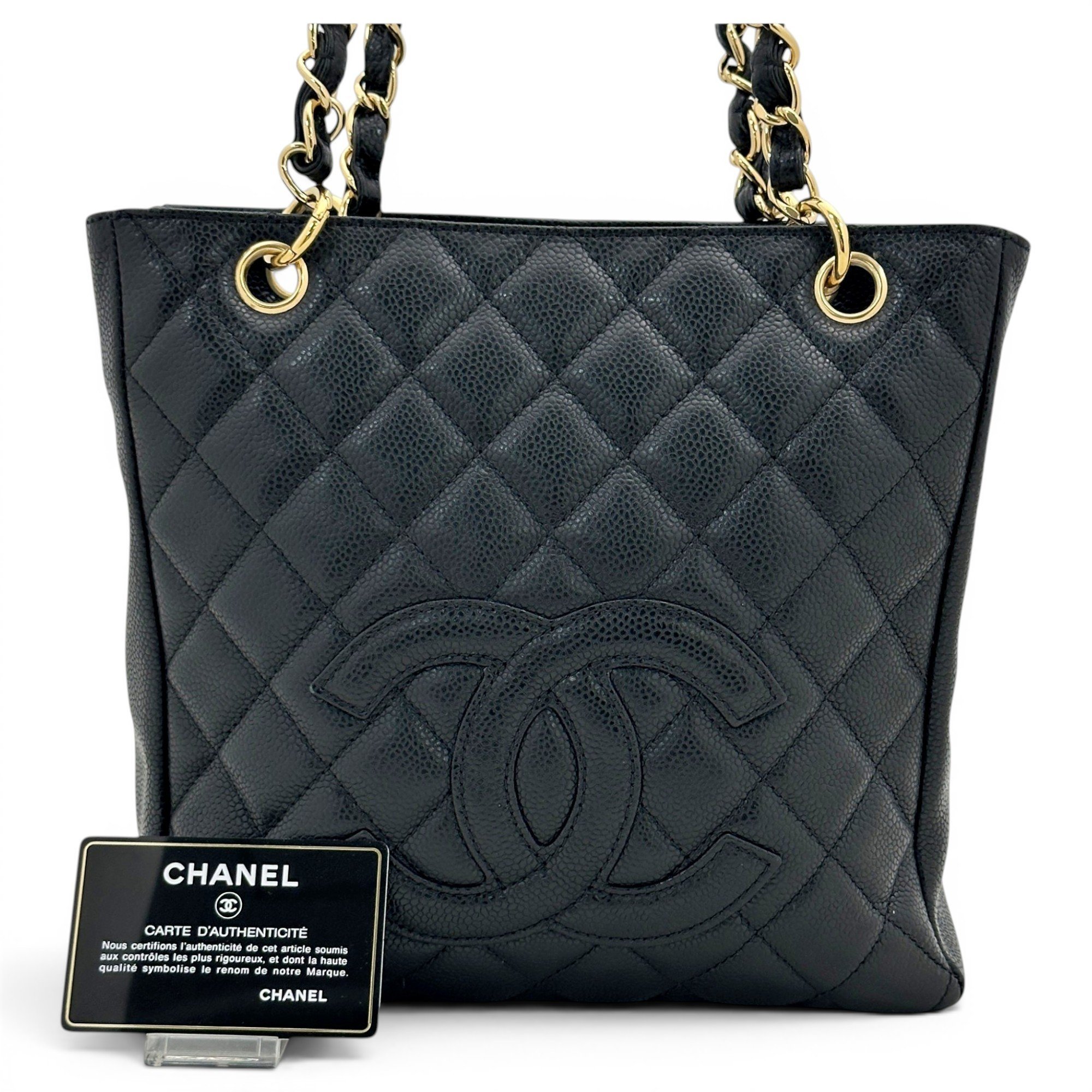 Petite Shopping Tote leather handbag