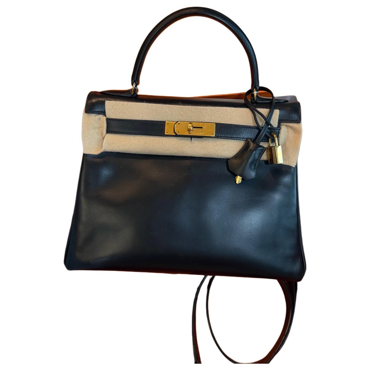 Hermes Kelly 28 leather handbag
