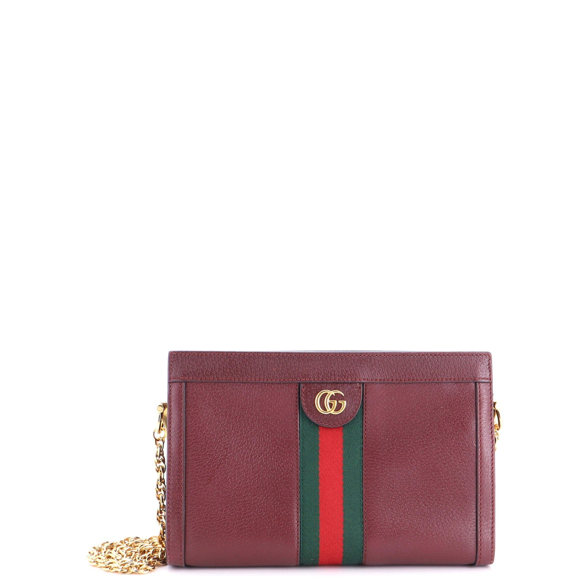 Ophidia Chain Shoulder Bag Leather Small