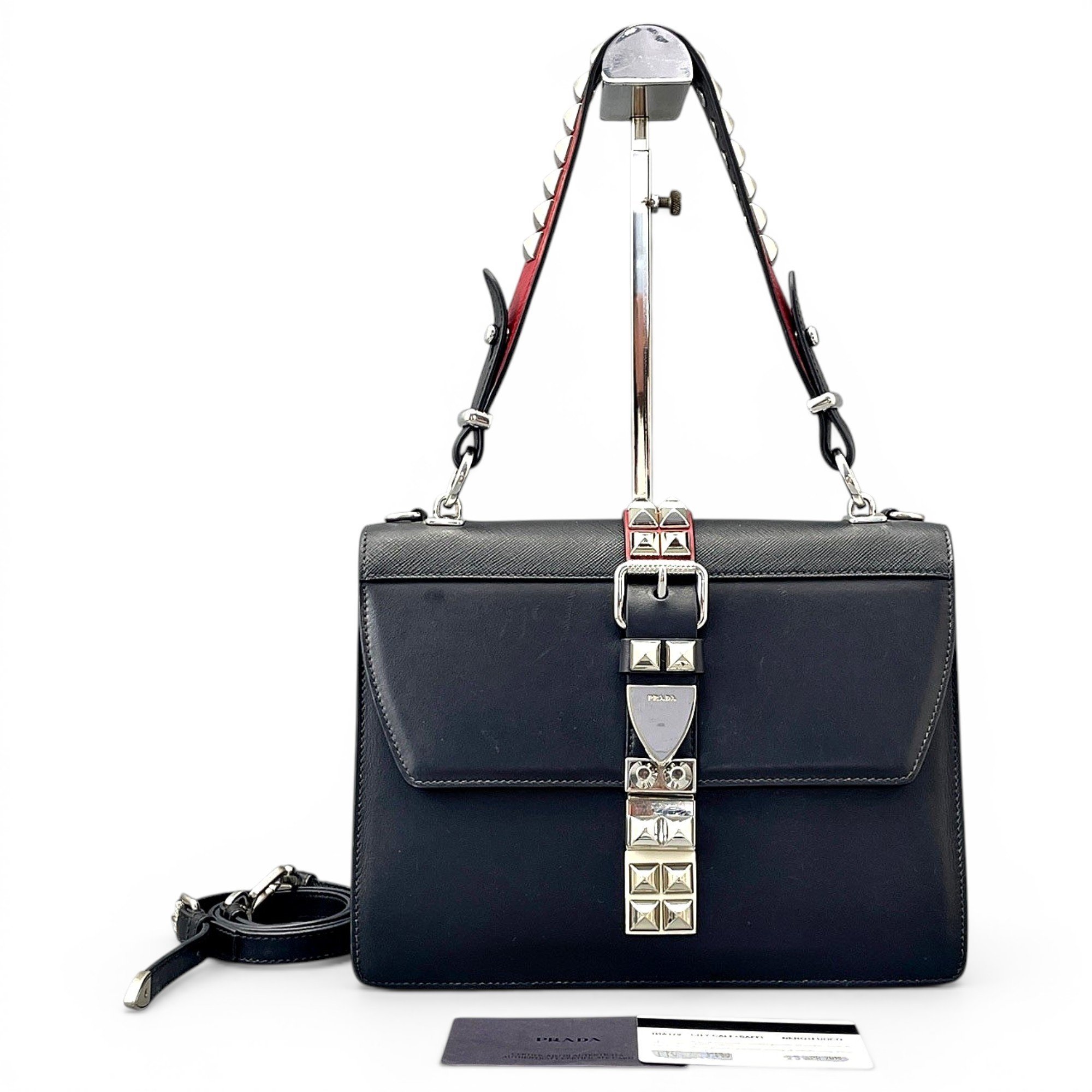 Elektra leather handbag
