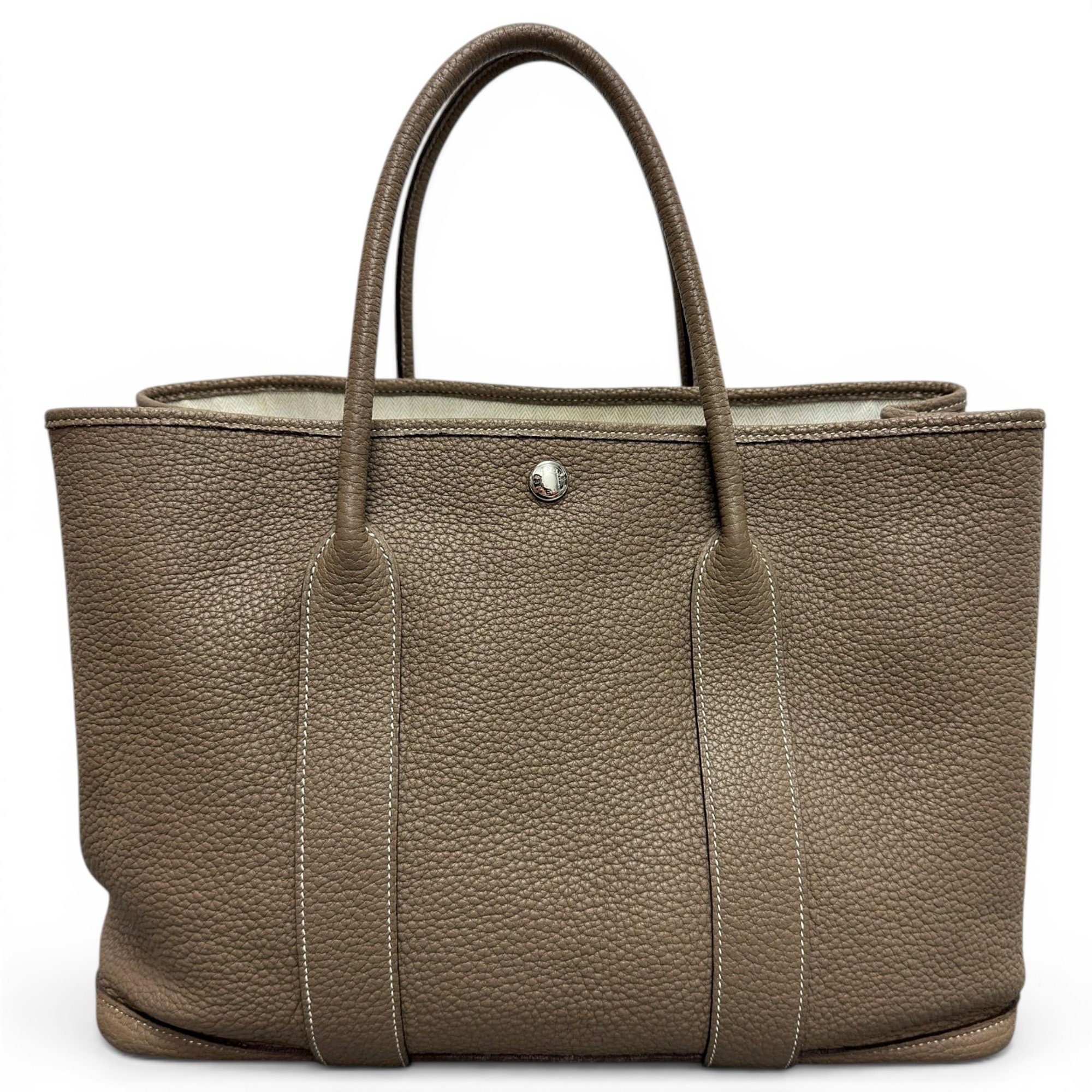 Garden Party leather handbag