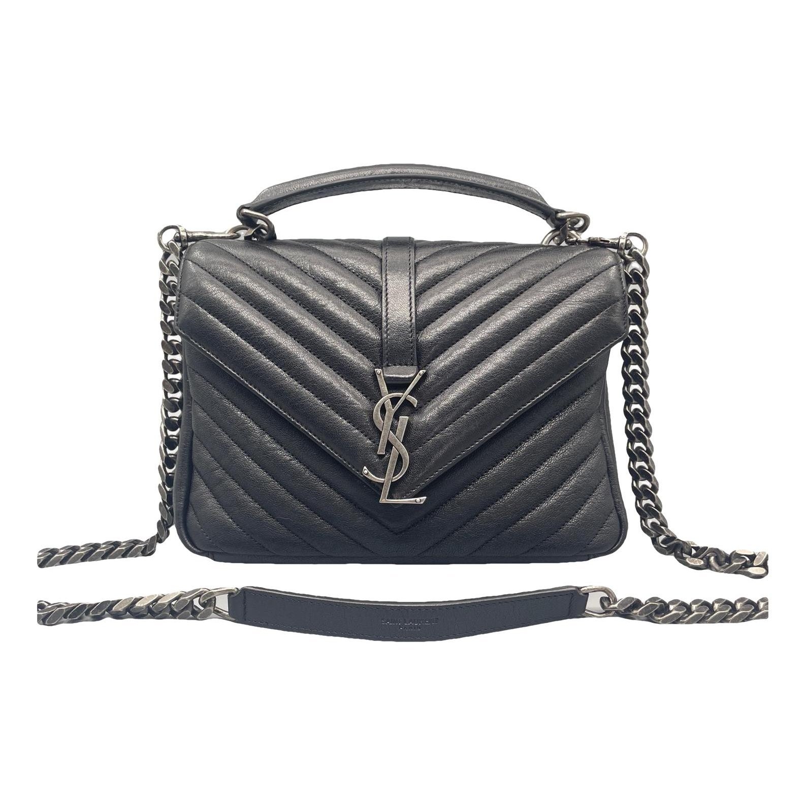Collége monogramme leather handbag