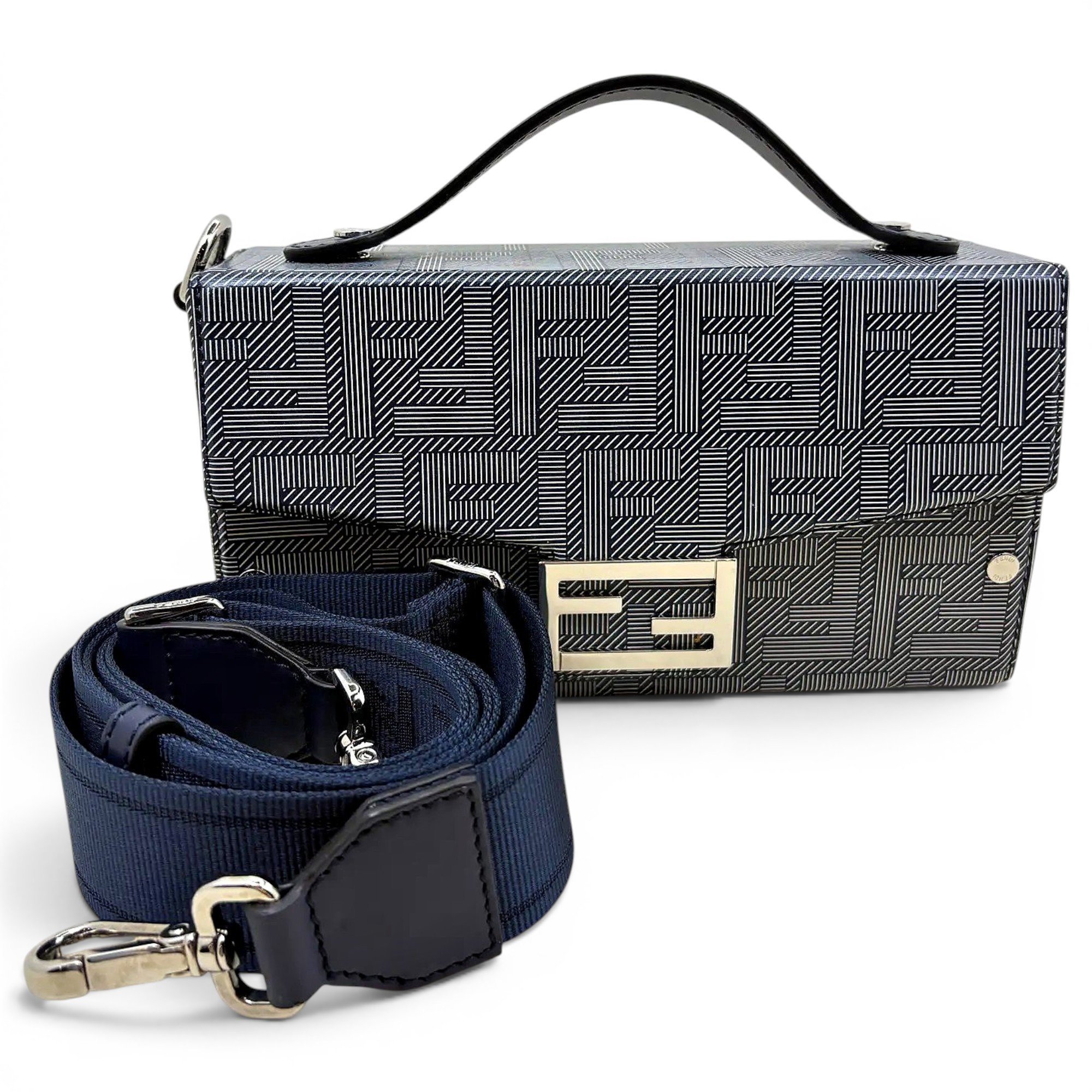 Baguette leather handbag