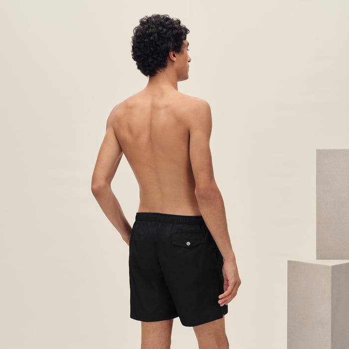 Noir "H Fantome" Swim Trunks