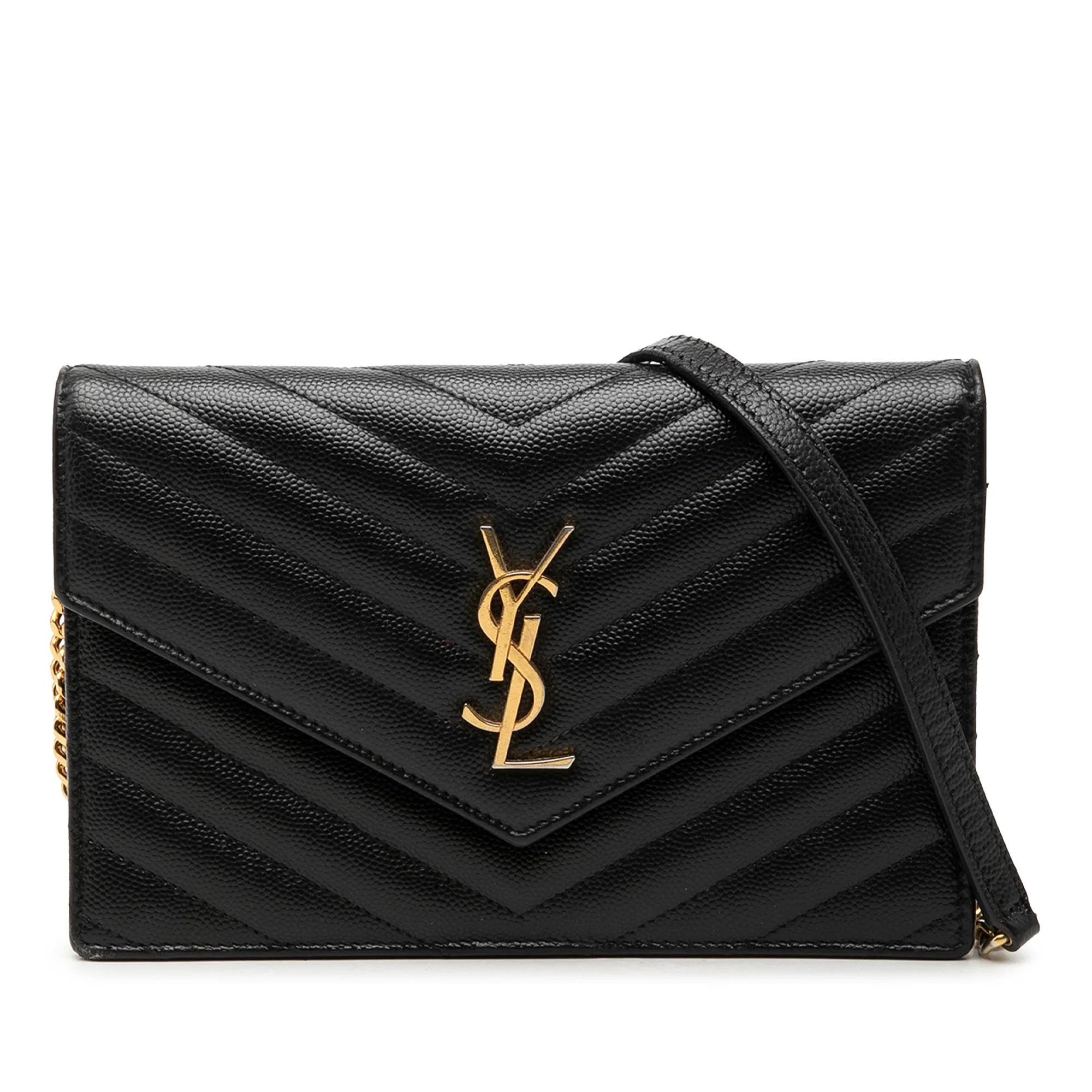 Envelope leather crossbody bag