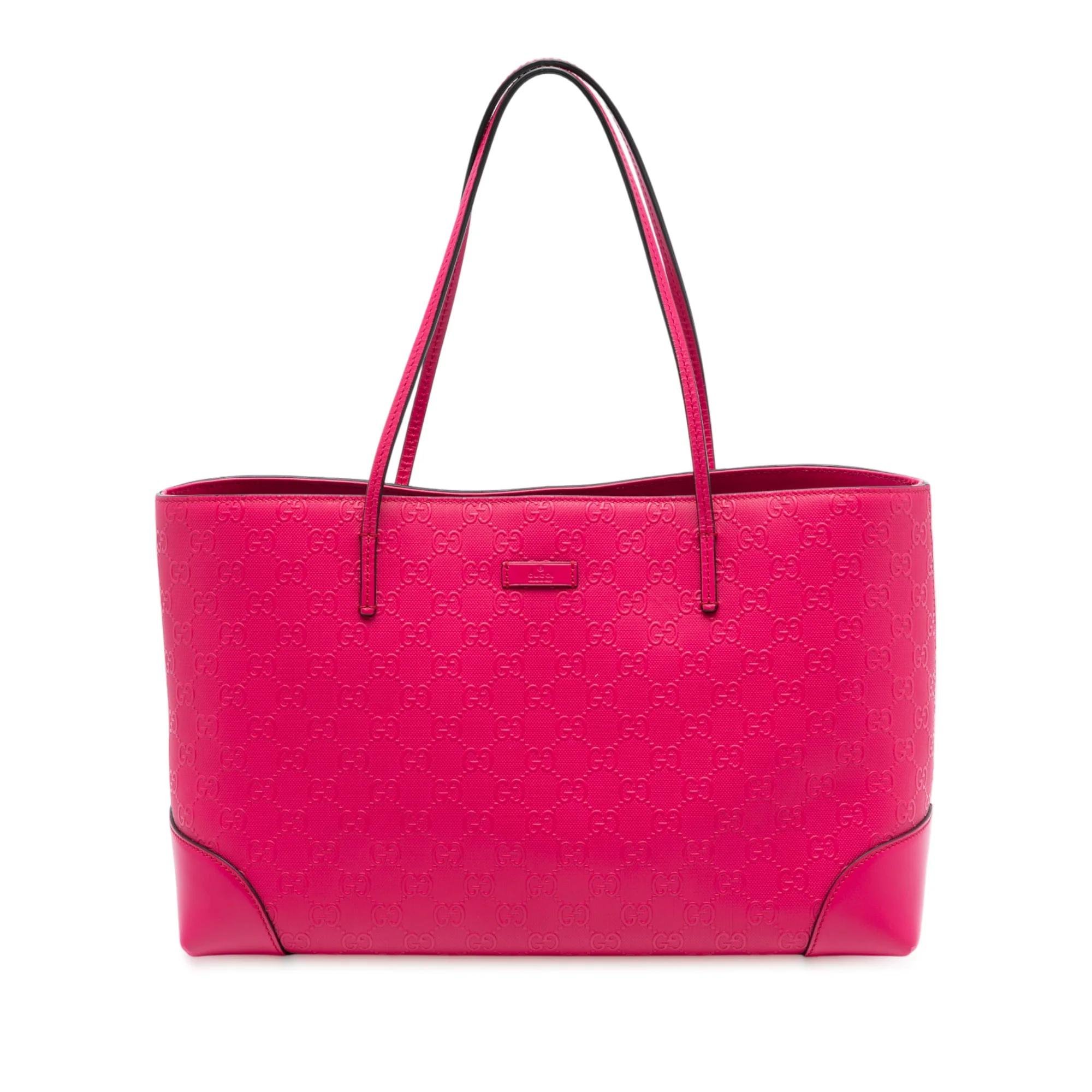 Leather tote