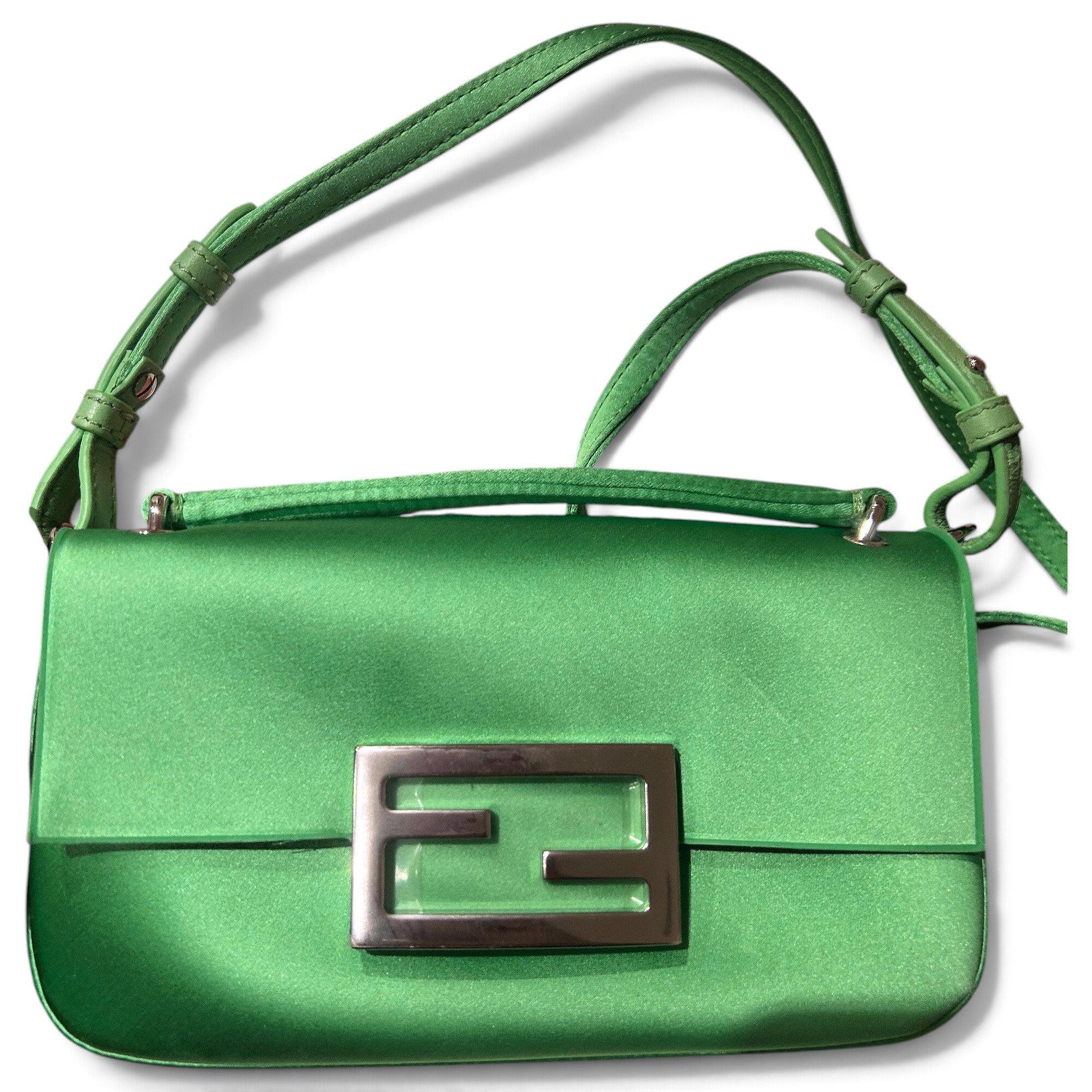 Fendi Baguette silk handbag