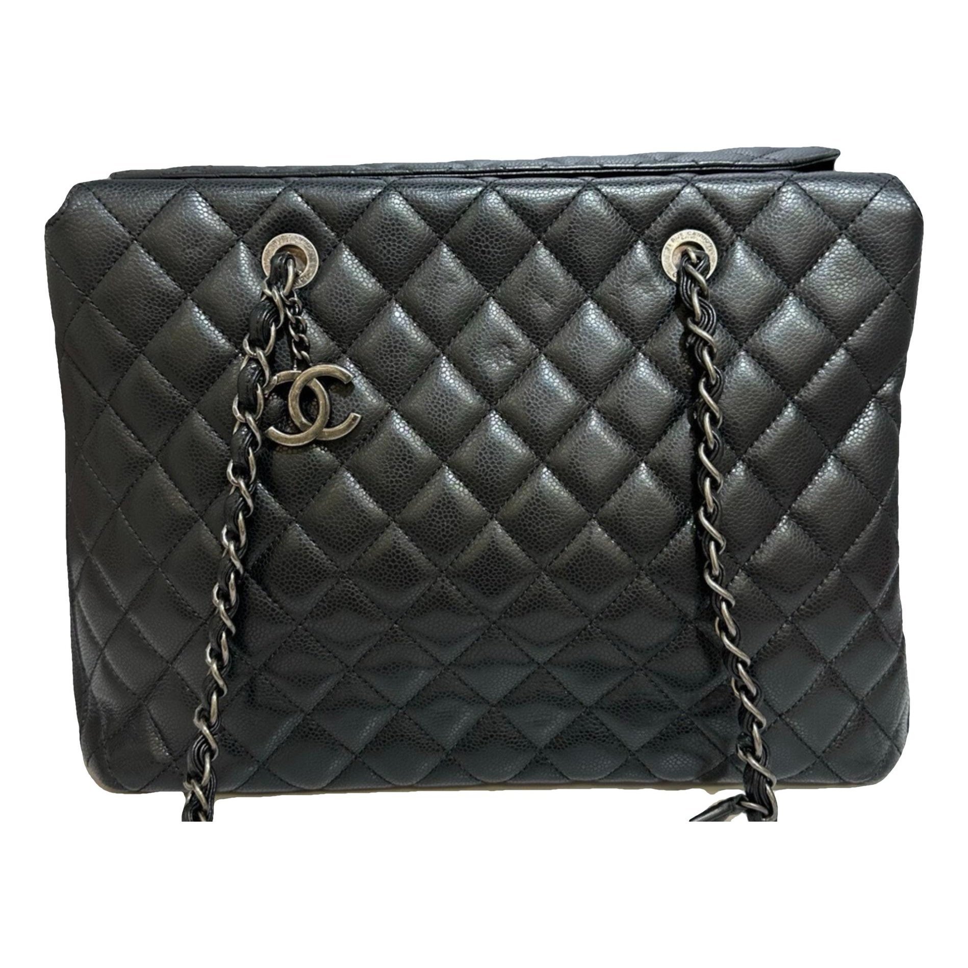 Leather tote